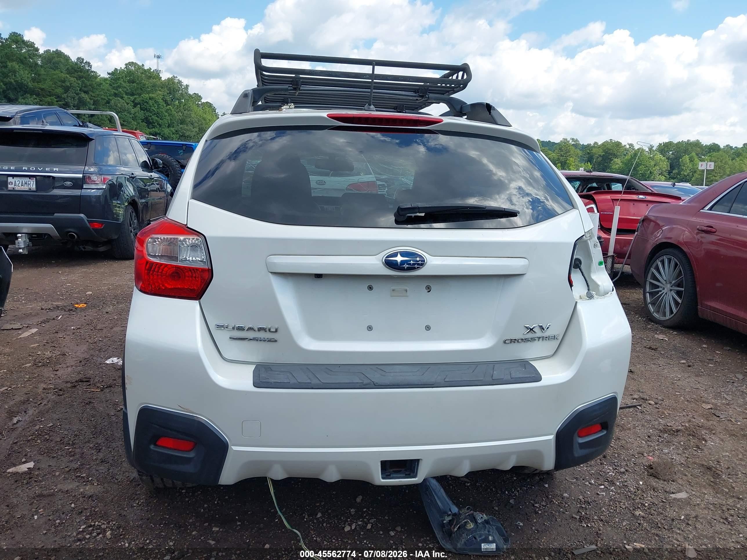 2013 Subaru Xv Crosstrek 2.0i Limited White vin: JF2GPAGC1D2891993