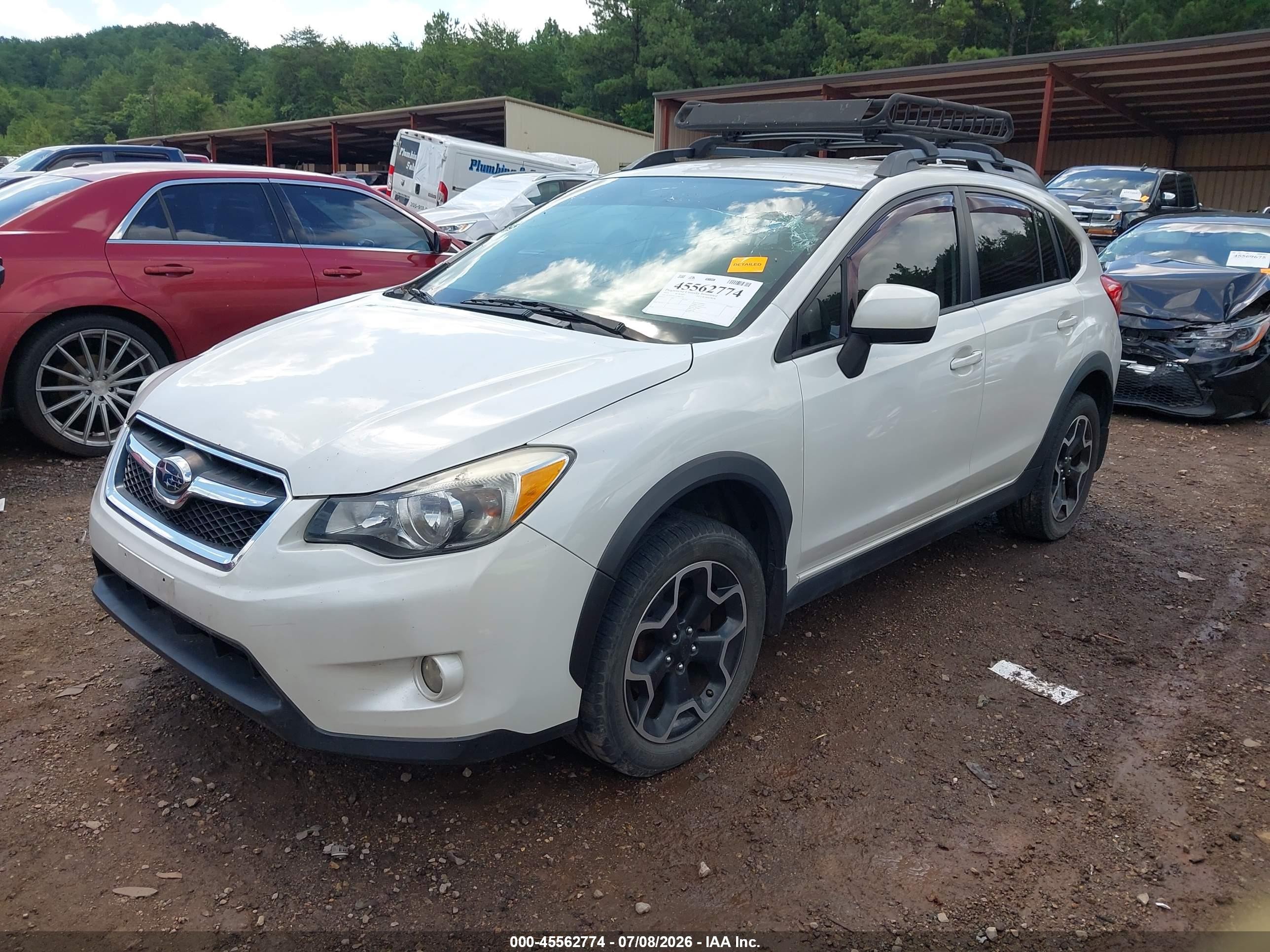 2013 Subaru Xv Crosstrek 2.0i Limited White vin: JF2GPAGC1D2891993