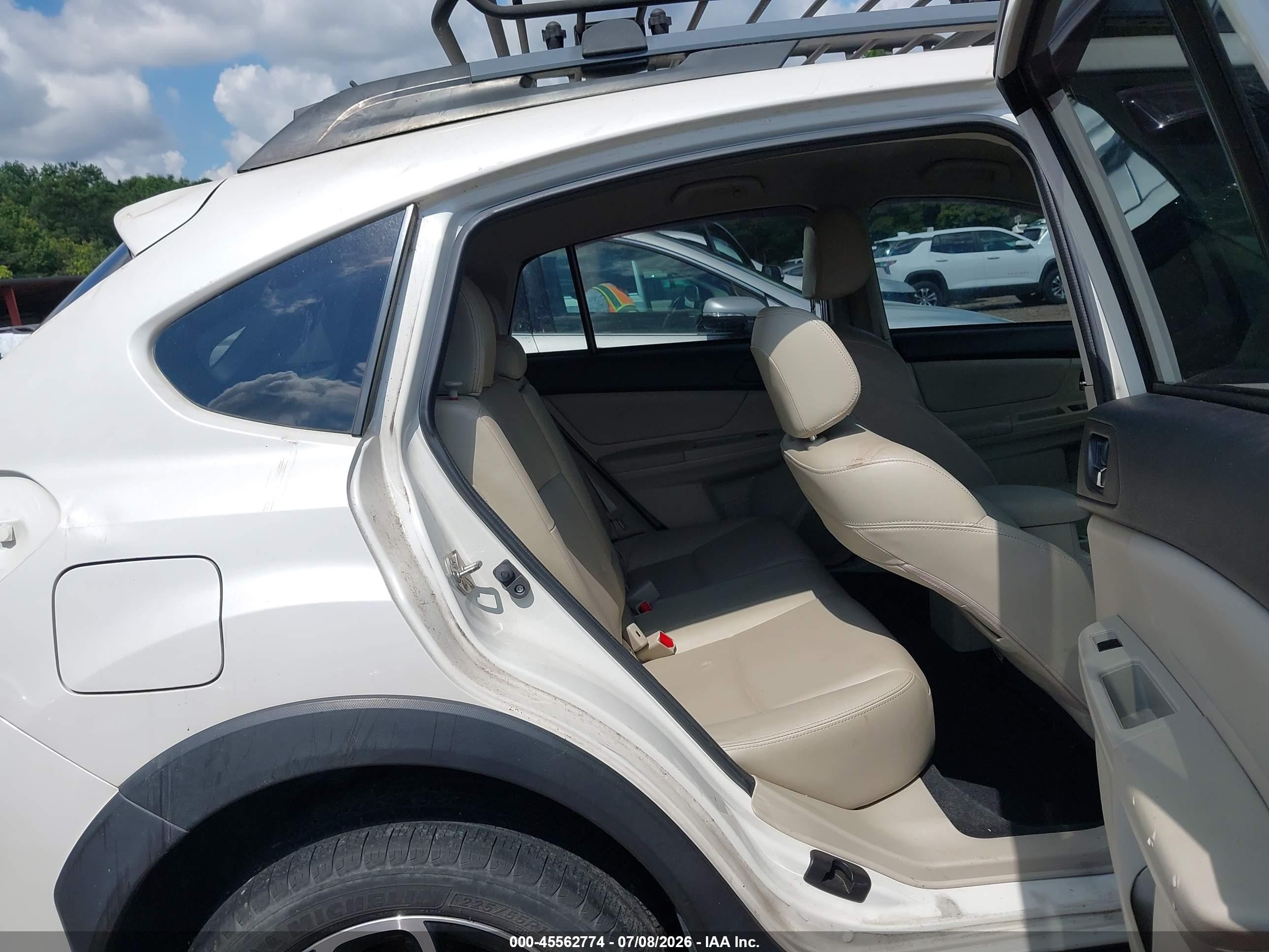 2013 Subaru Xv Crosstrek 2.0i Limited White vin: JF2GPAGC1D2891993