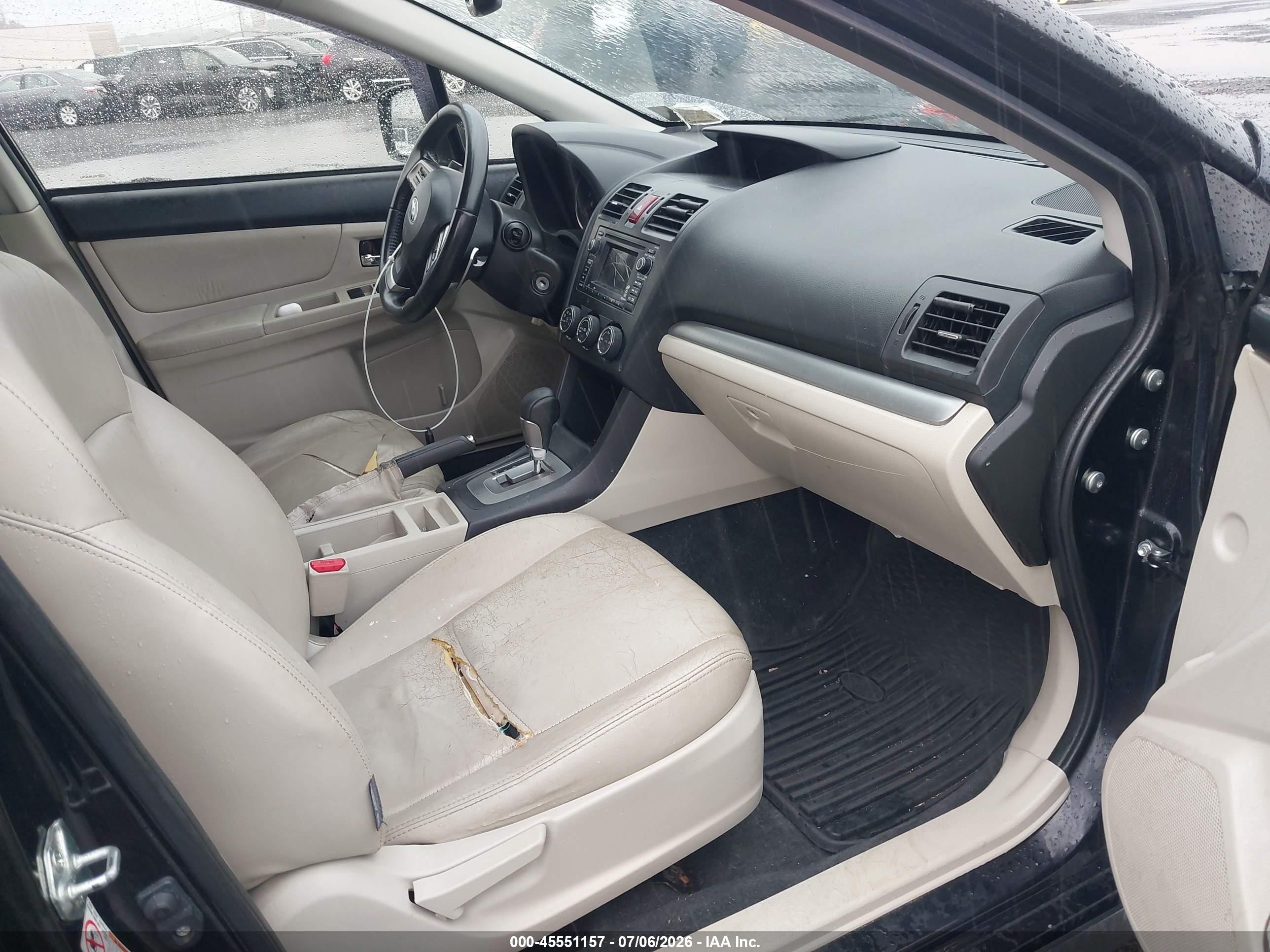 2014 Subaru Xv Crosstrek 2.0i Limited Black vin: JF2GPAGC1E8203862