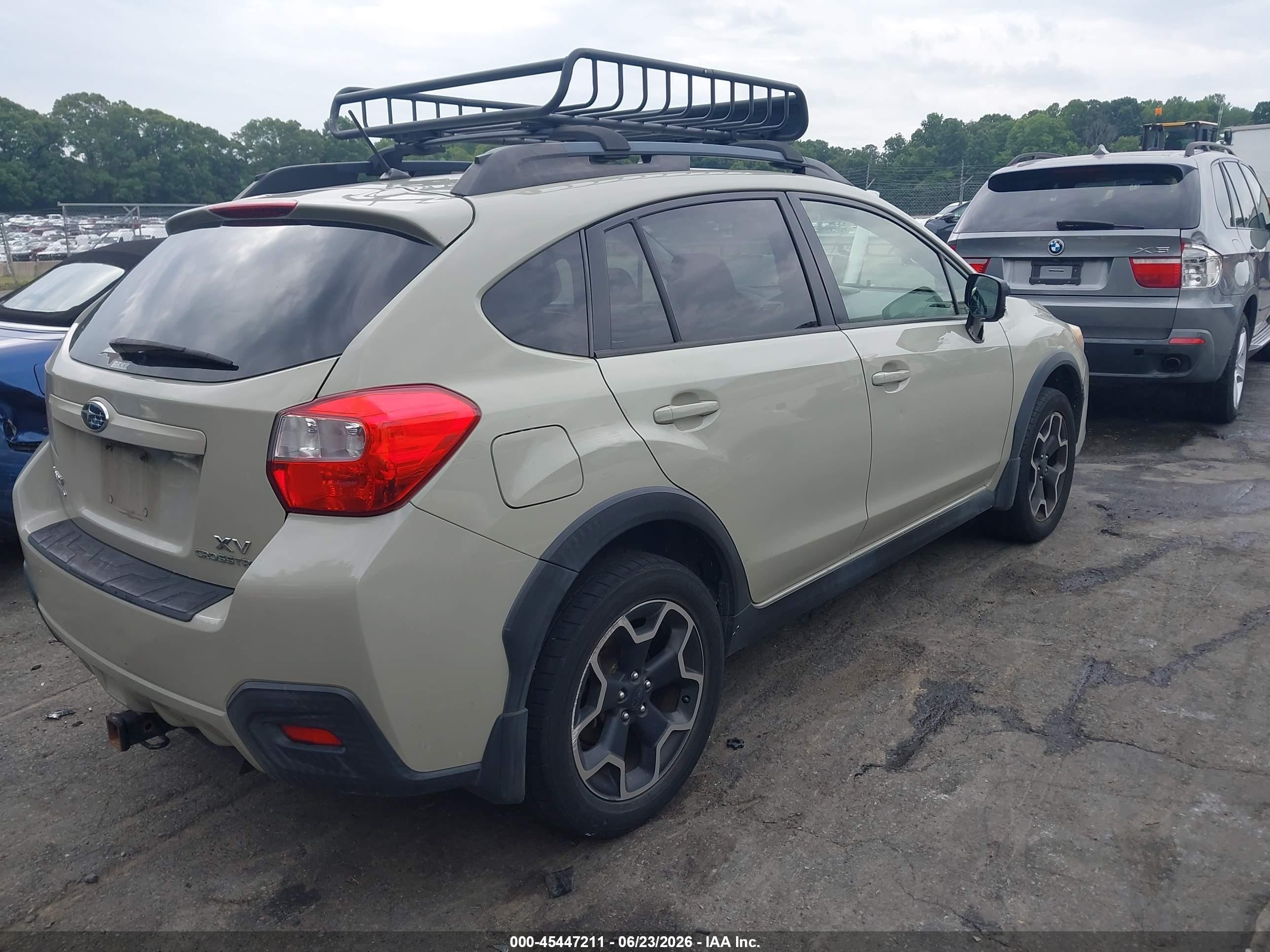 2014 Subaru Xv Crosstrek 2.0i Limited Cream vin: JF2GPAGC1E8205742