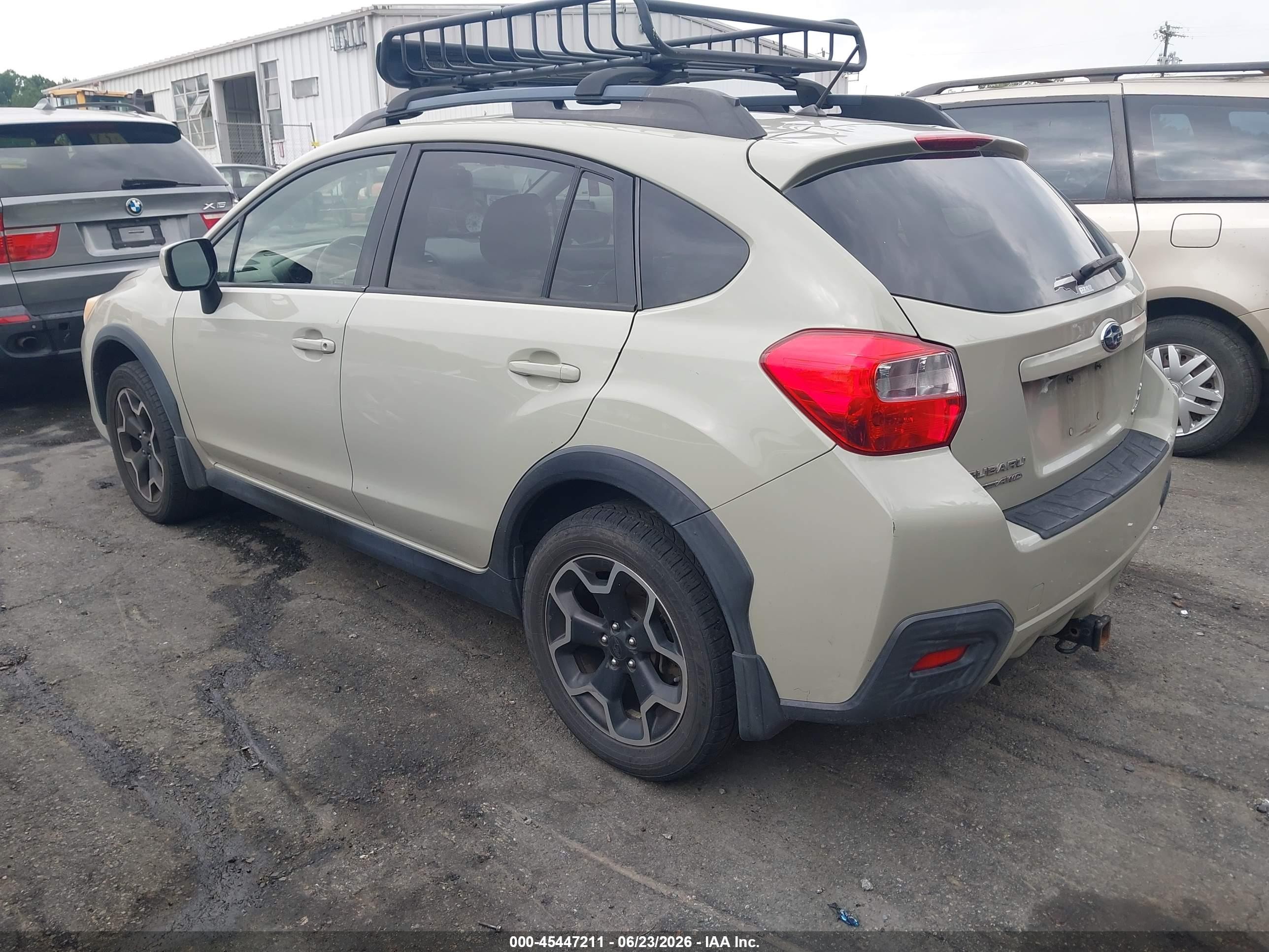 2014 Subaru Xv Crosstrek 2.0i Limited Cream vin: JF2GPAGC1E8205742