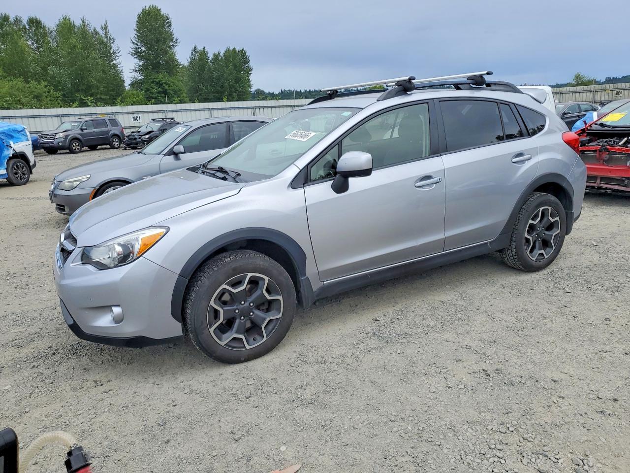 2014 Subaru Xv Crosstrek 2.0 Limited Silver vin: JF2GPAGC1E8279629