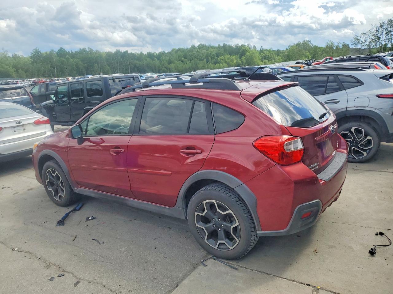 2014 Subaru Xv Crosstrek 2.0 Limited Burgundy vin: JF2GPAGC1E8299170