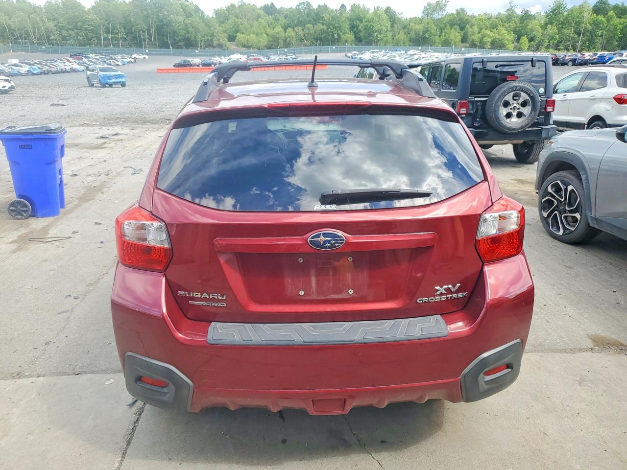 2014 Subaru Xv Crosstrek 2.0 Limited Burgundy vin: JF2GPAGC1E8299170