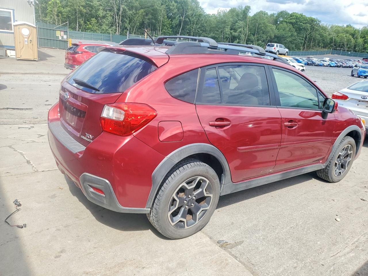 2014 Subaru Xv Crosstrek 2.0 Limited Burgundy vin: JF2GPAGC1E8299170