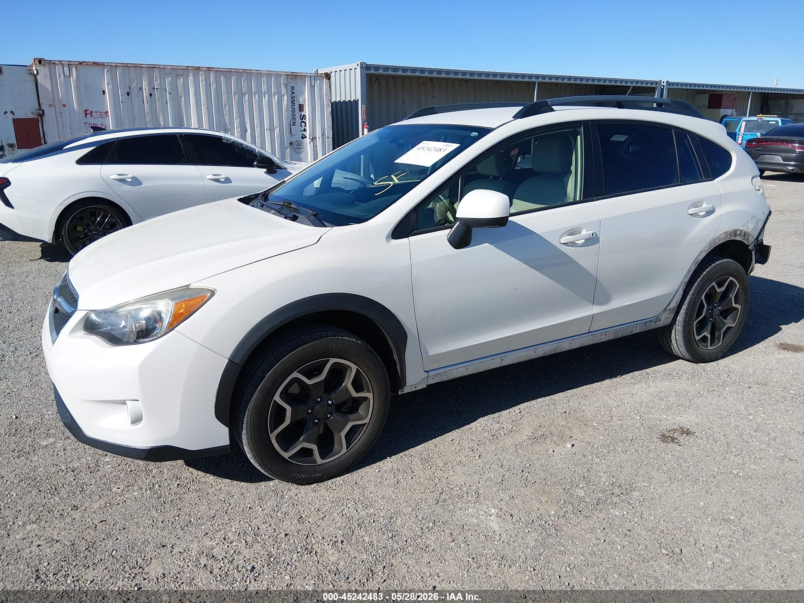 2014 Subaru Xv Crosstrek 2.0i Limited White vin: JF2GPAGC1E8327257
