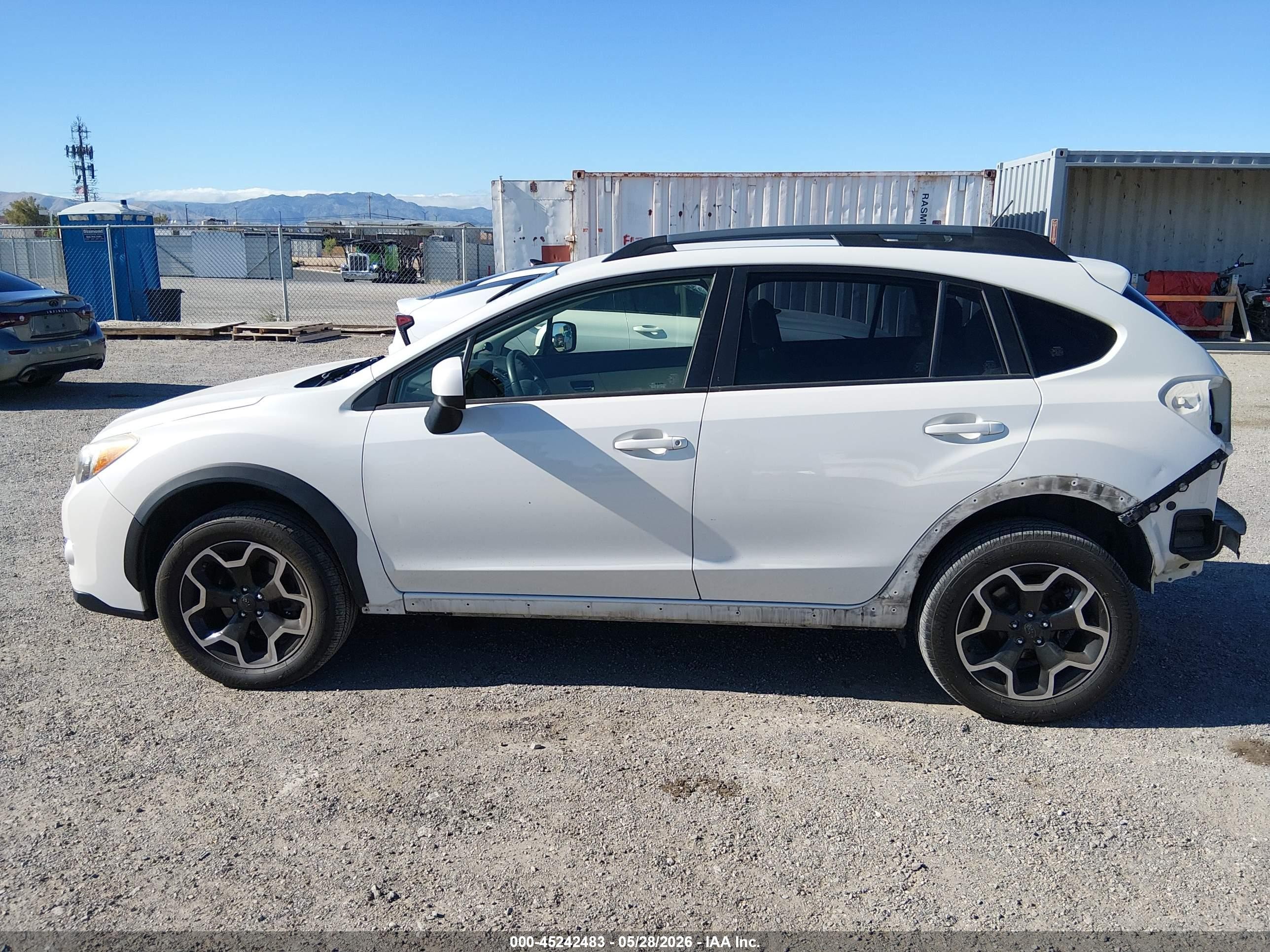 2014 Subaru Xv Crosstrek 2.0i Limited White vin: JF2GPAGC1E8327257