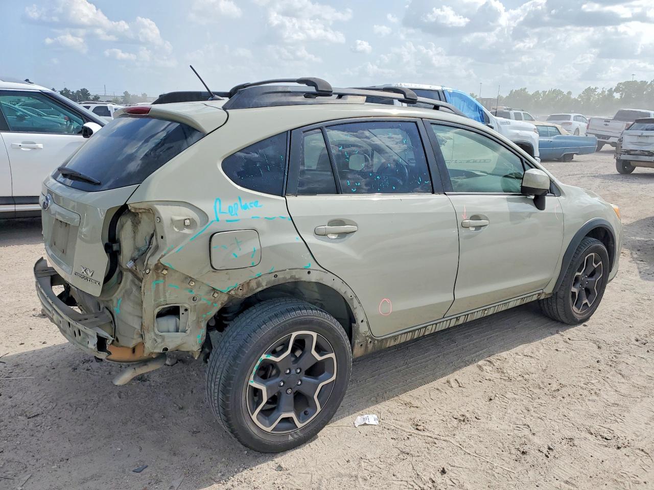 2014 Subaru Xv Crosstrek 2.0 Limited Beige vin: JF2GPAGC1E8341093