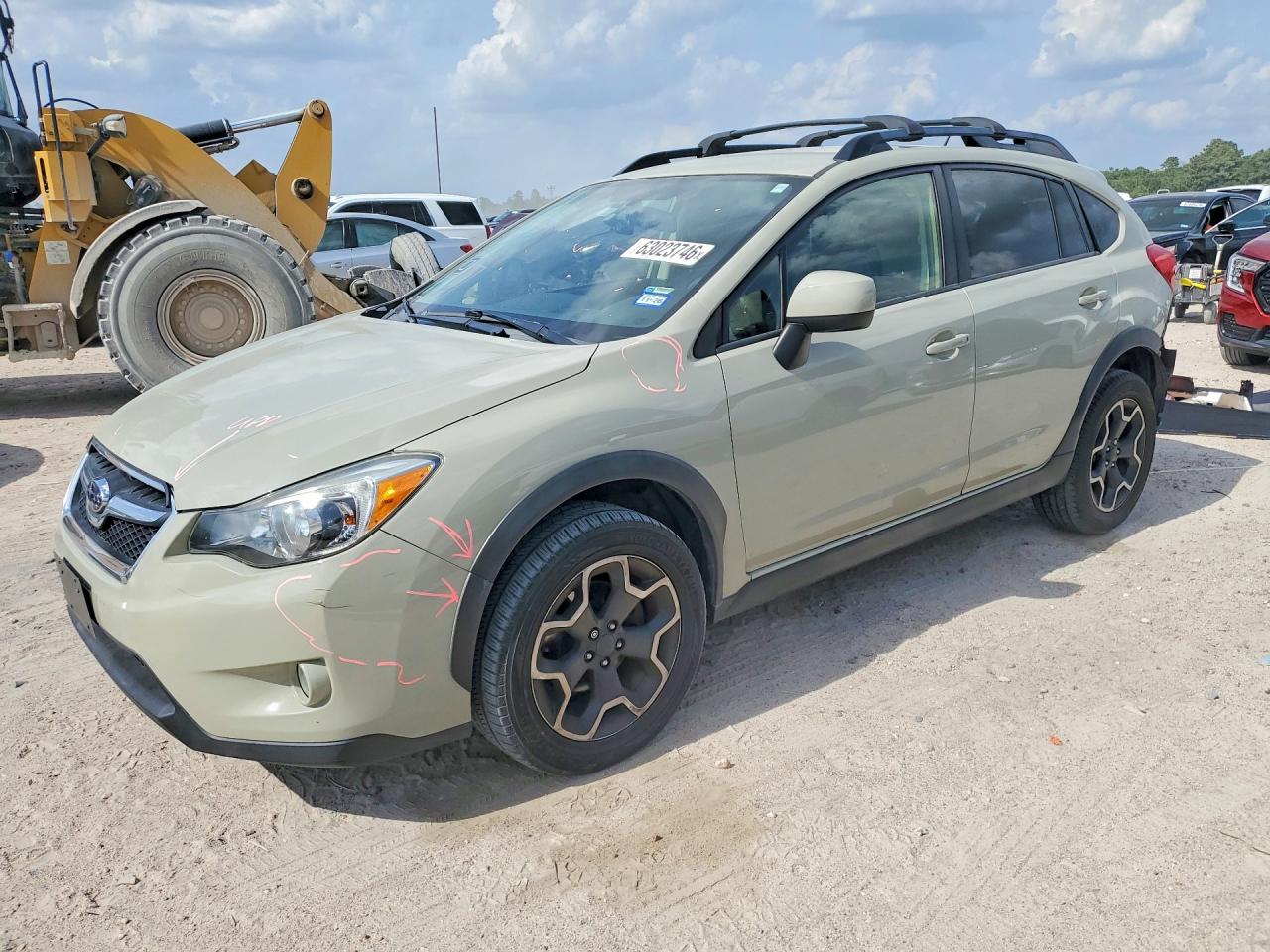 2014 Subaru Xv Crosstrek 2.0 Limited Beige vin: JF2GPAGC1E8341093