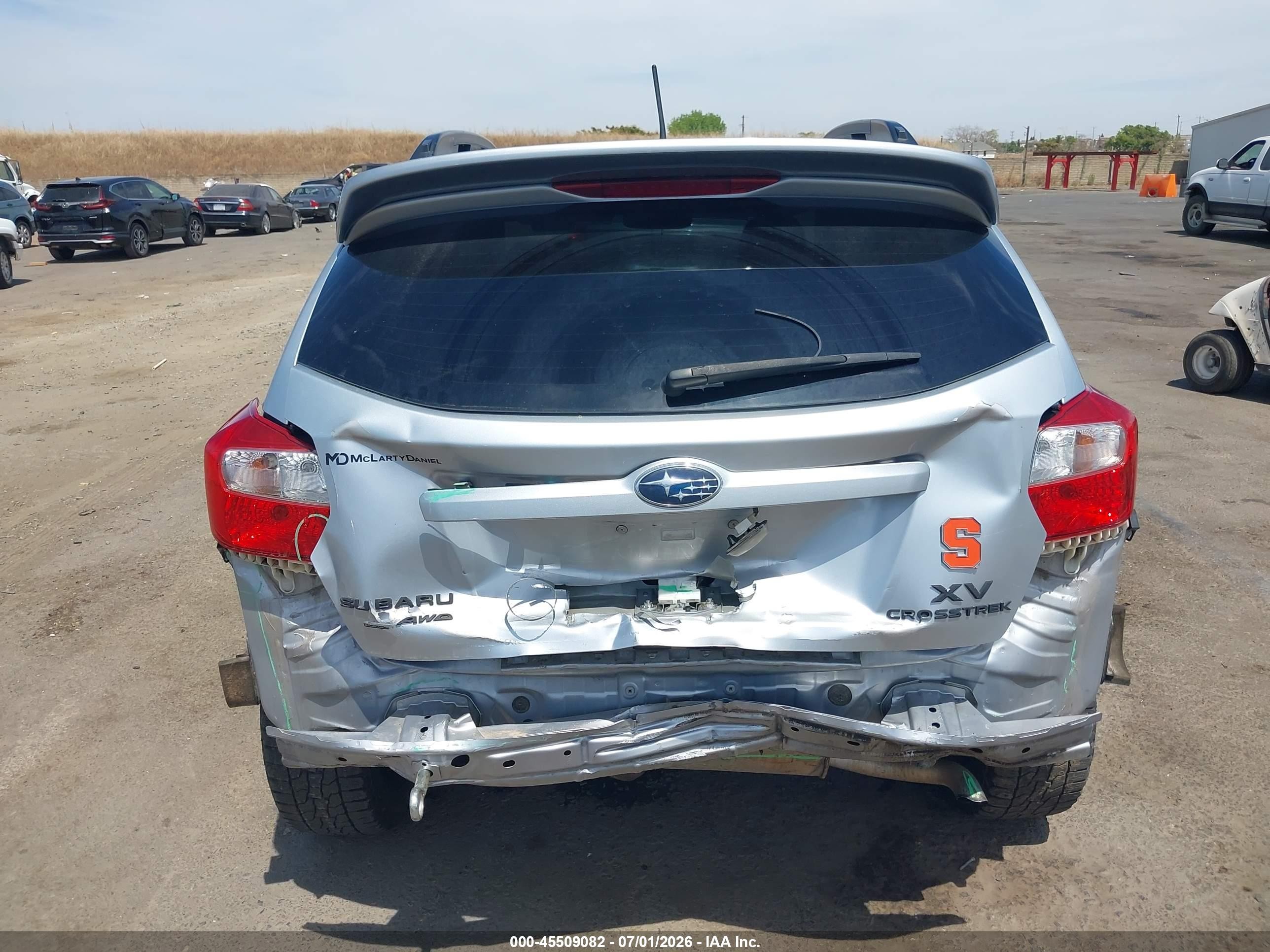 2014 Subaru Xv Crosstrek 2.0i Limited Blue vin: JF2GPAGC1EH325377