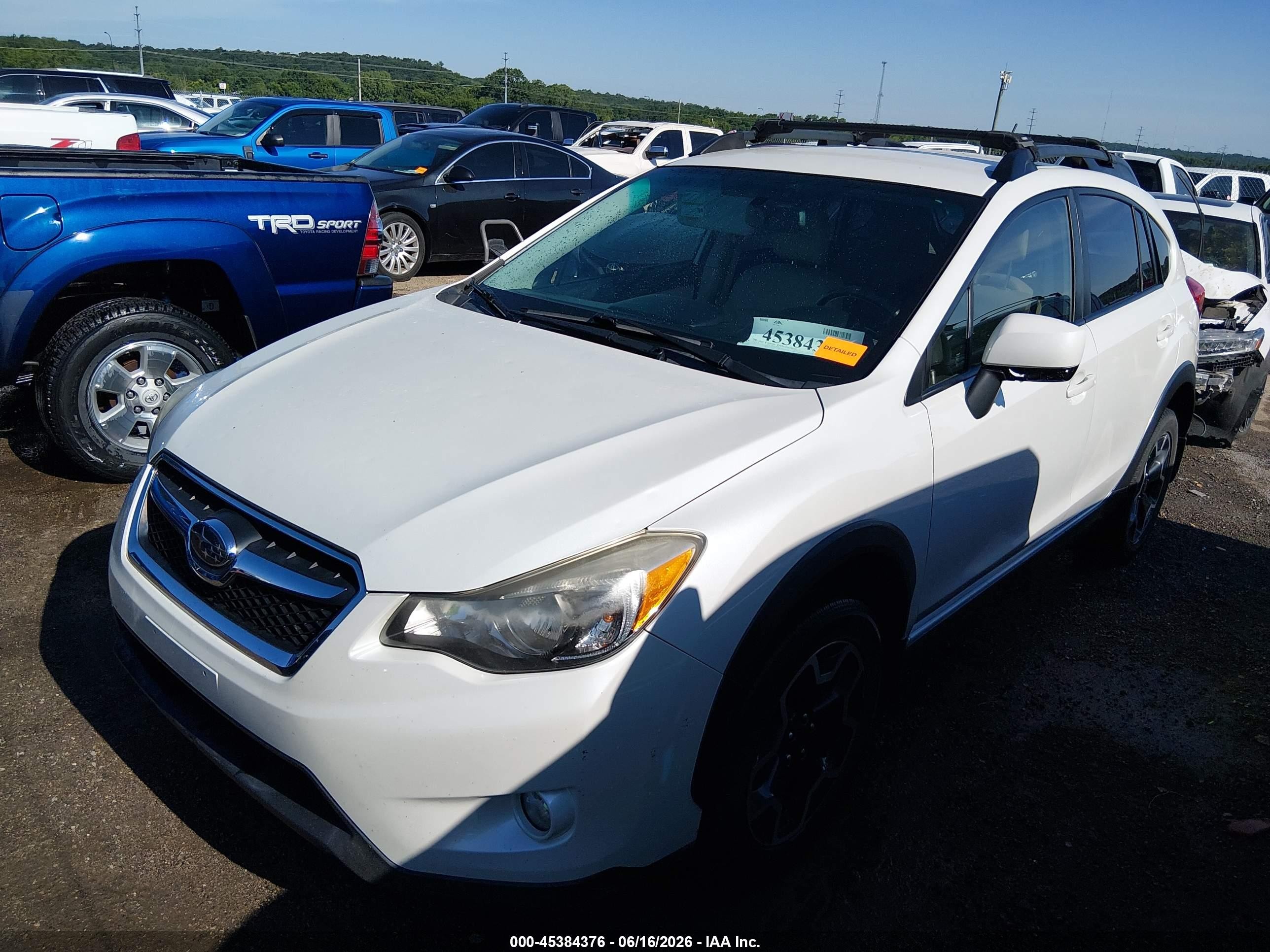2014 Subaru Xv Crosstrek 2.0i Limited White vin: JF2GPAGC1EH336749
