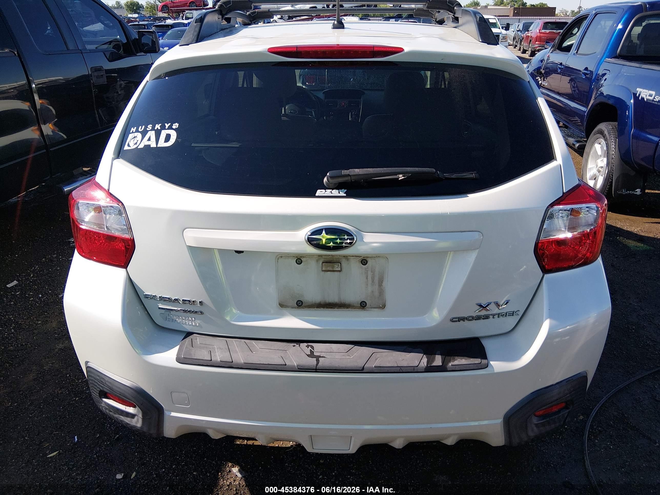 2014 Subaru Xv Crosstrek 2.0i Limited White vin: JF2GPAGC1EH336749