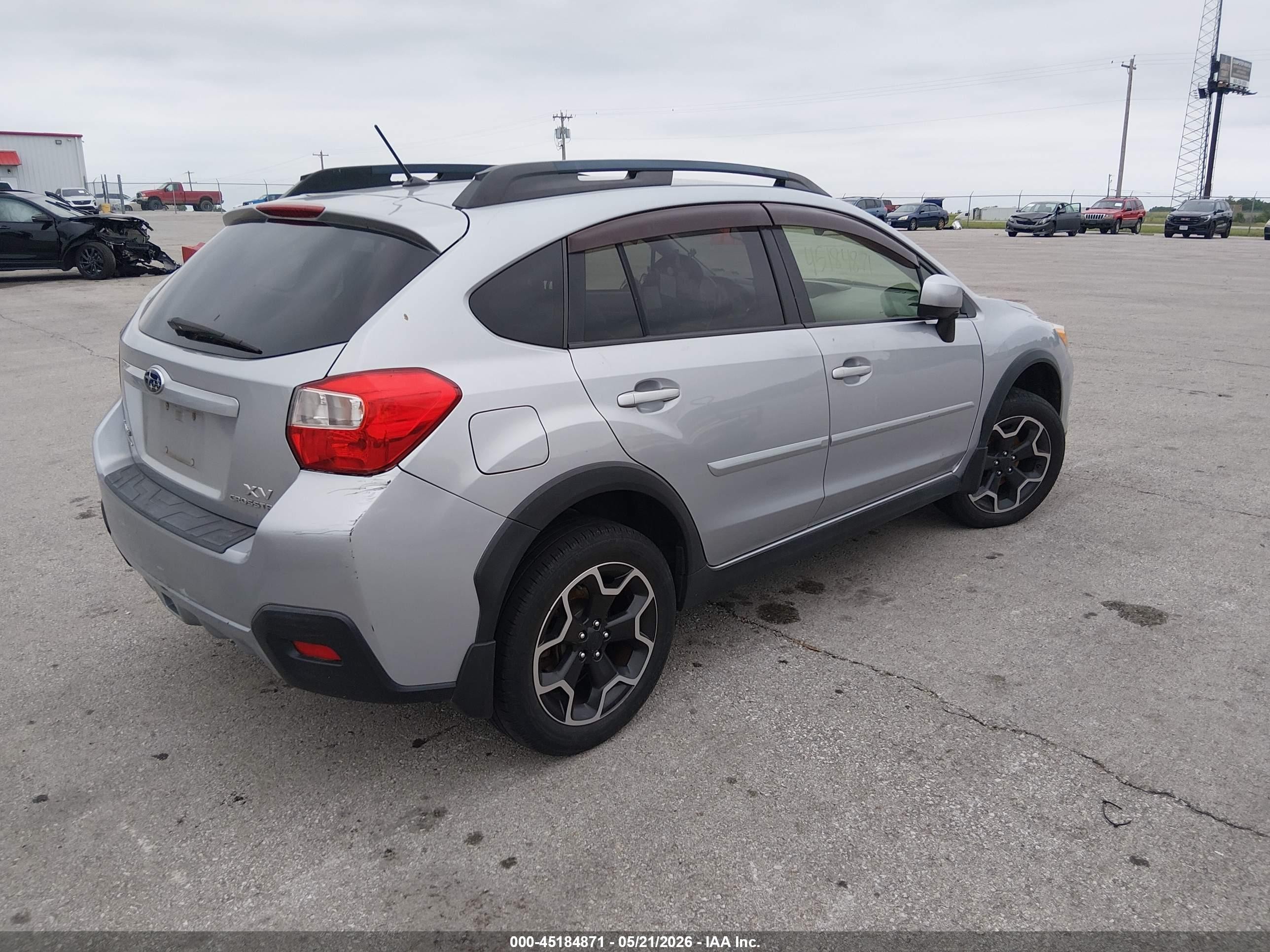 2013 Subaru Xv Crosstrek 2.0i Limited Silver vin: JF2GPAGC2D2212698