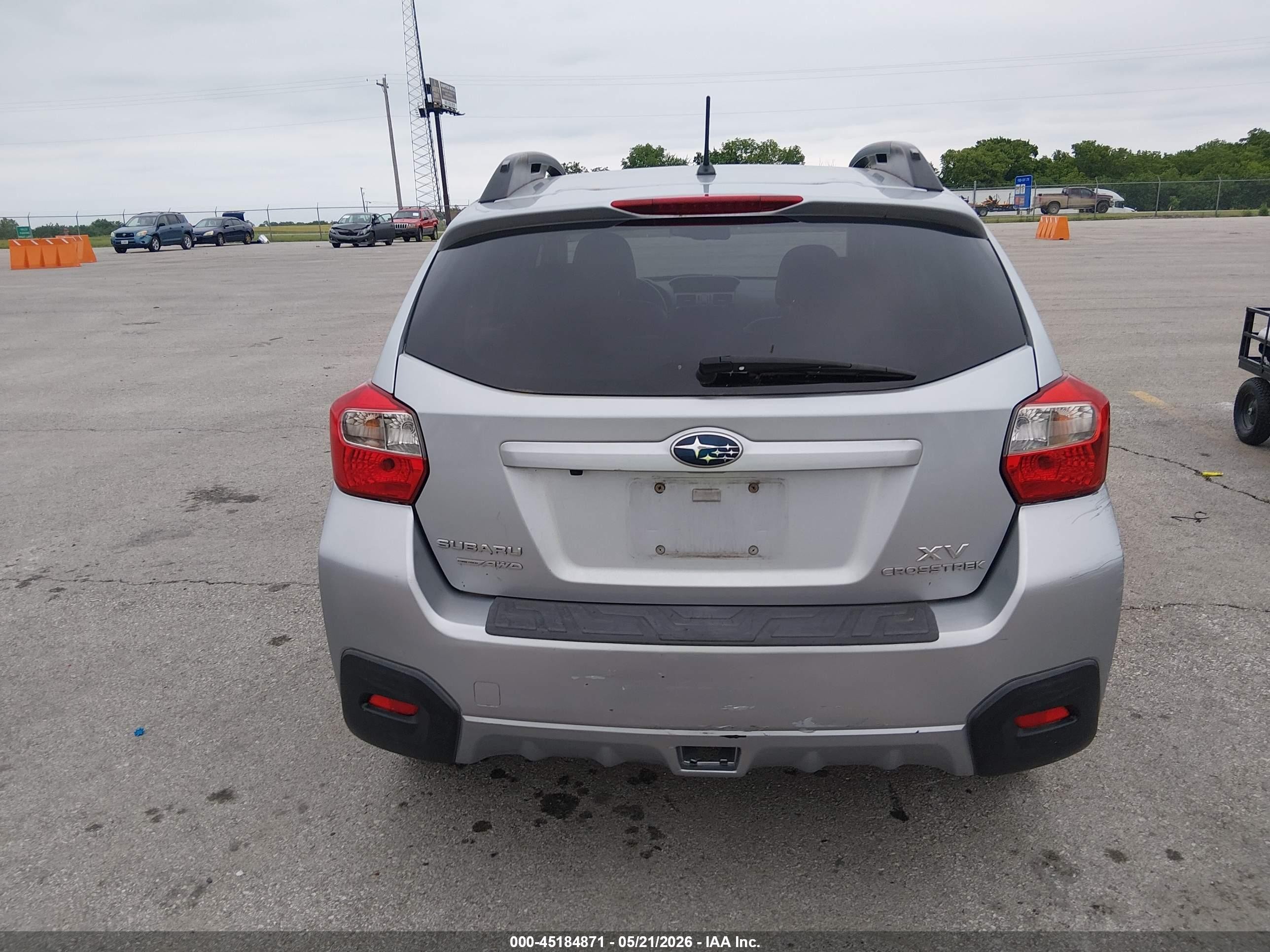 2013 Subaru Xv Crosstrek 2.0i Limited Silver vin: JF2GPAGC2D2212698