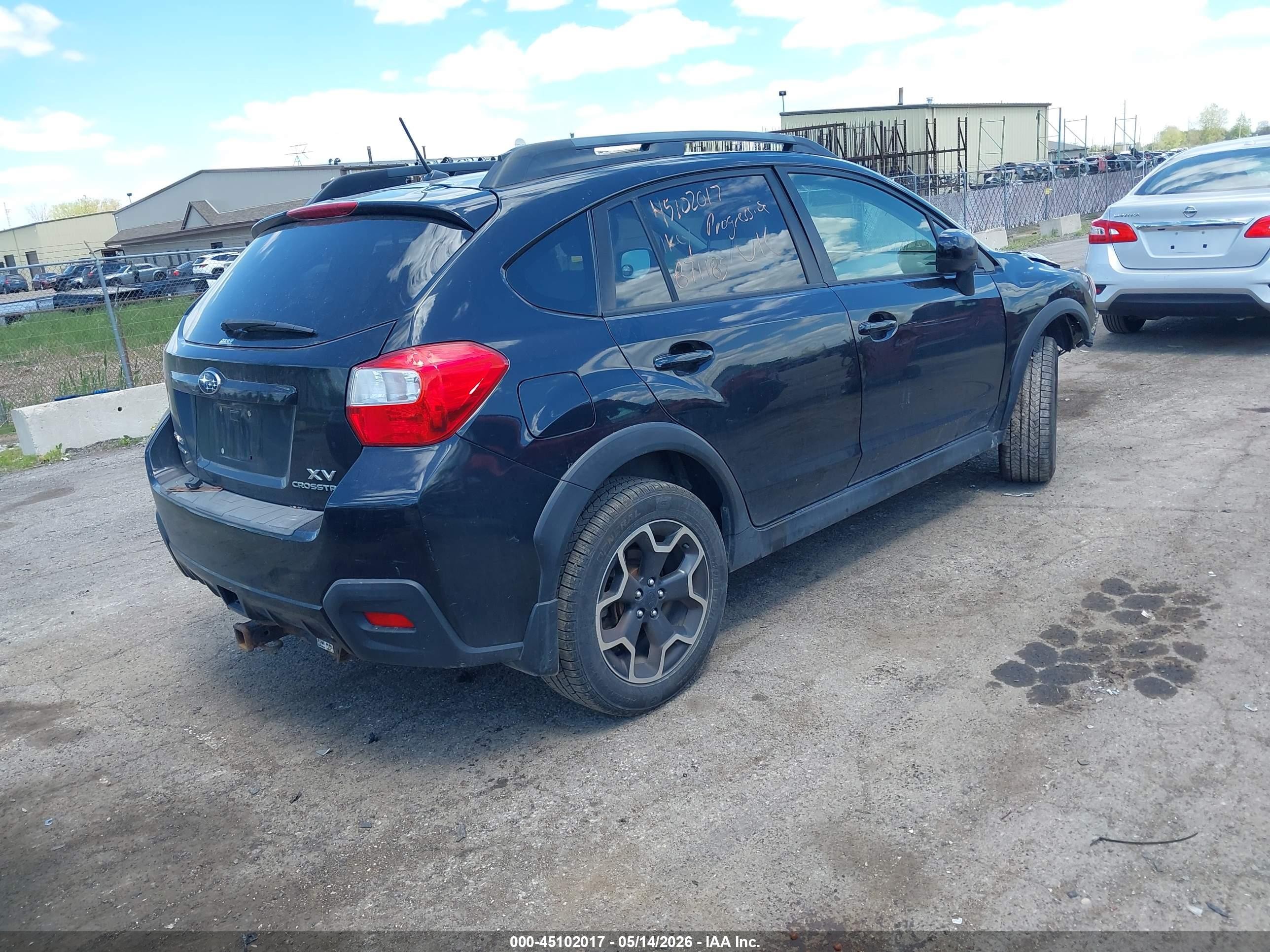2013 Subaru Xv Crosstrek 2.0i Limited Black vin: JF2GPAGC2D2871185