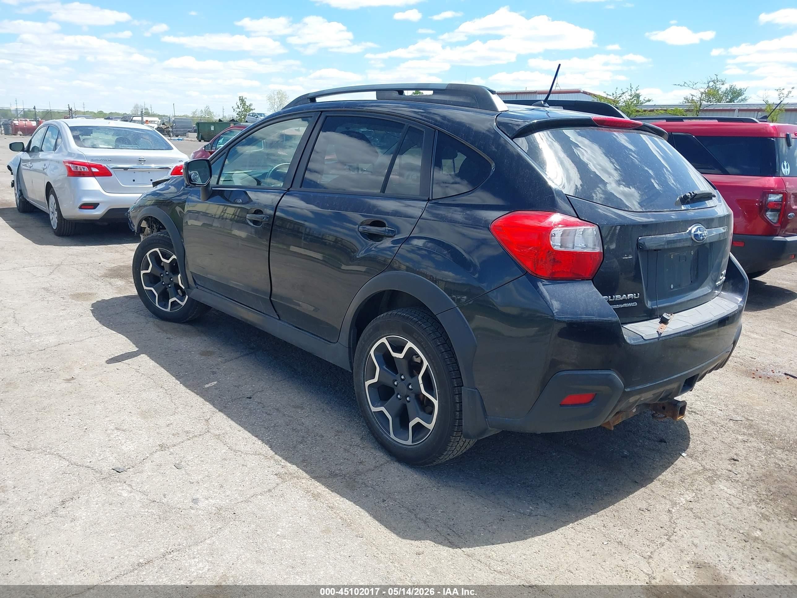 2013 Subaru Xv Crosstrek 2.0i Limited Black vin: JF2GPAGC2D2871185