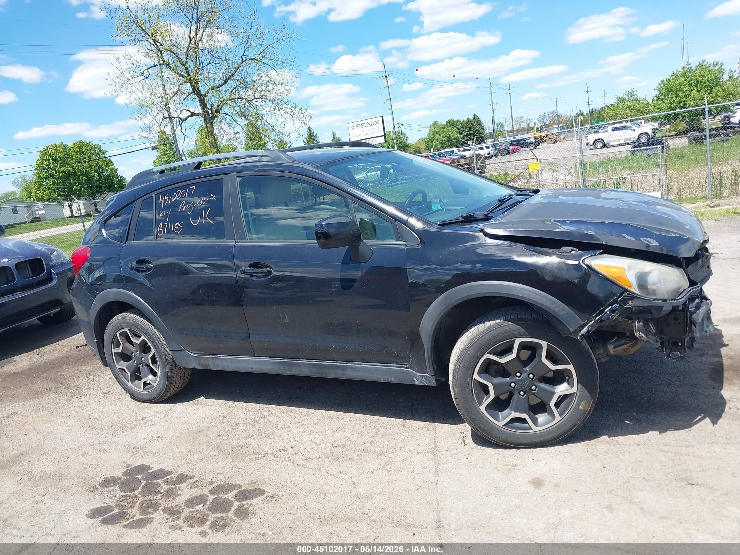 2013 Subaru Xv Crosstrek 2.0i Limited Black vin: JF2GPAGC2D2871185