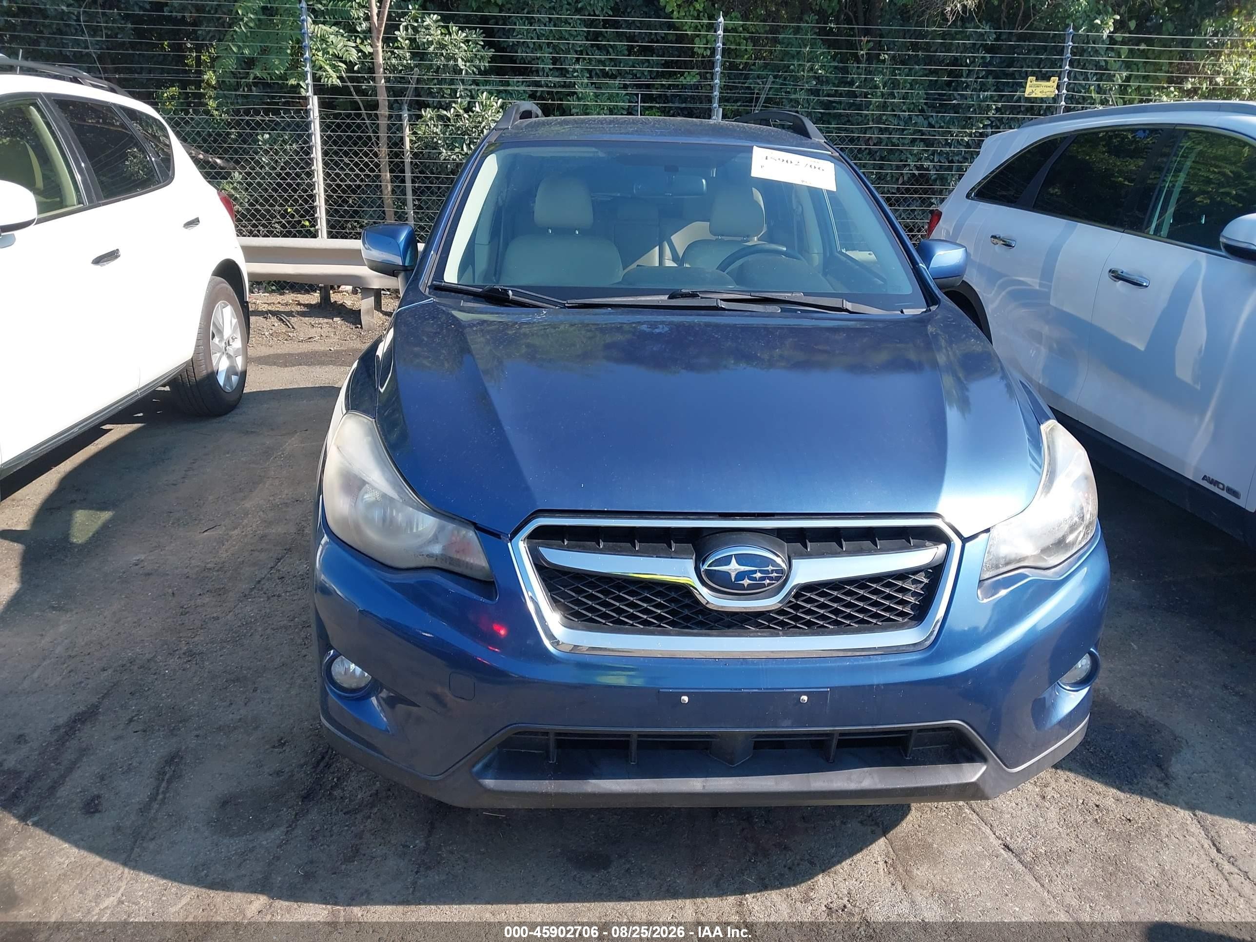 2013 Subaru Xv Crosstrek 2.0i Limited Blue vin: JF2GPAGC2DH837633