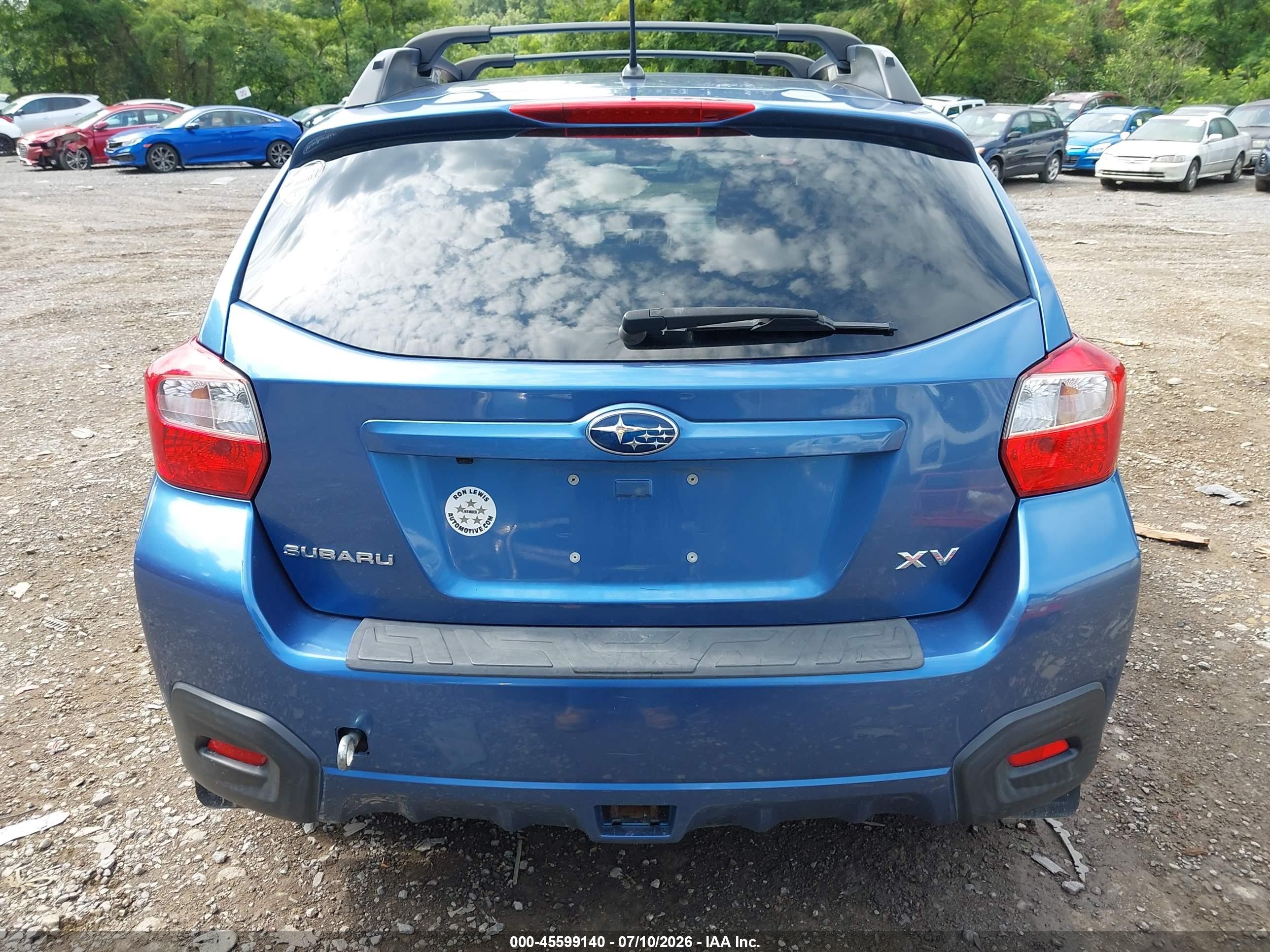 2014 Subaru Xv Crosstrek 2.0i Limited Blue vin: JF2GPAGC2E8256604