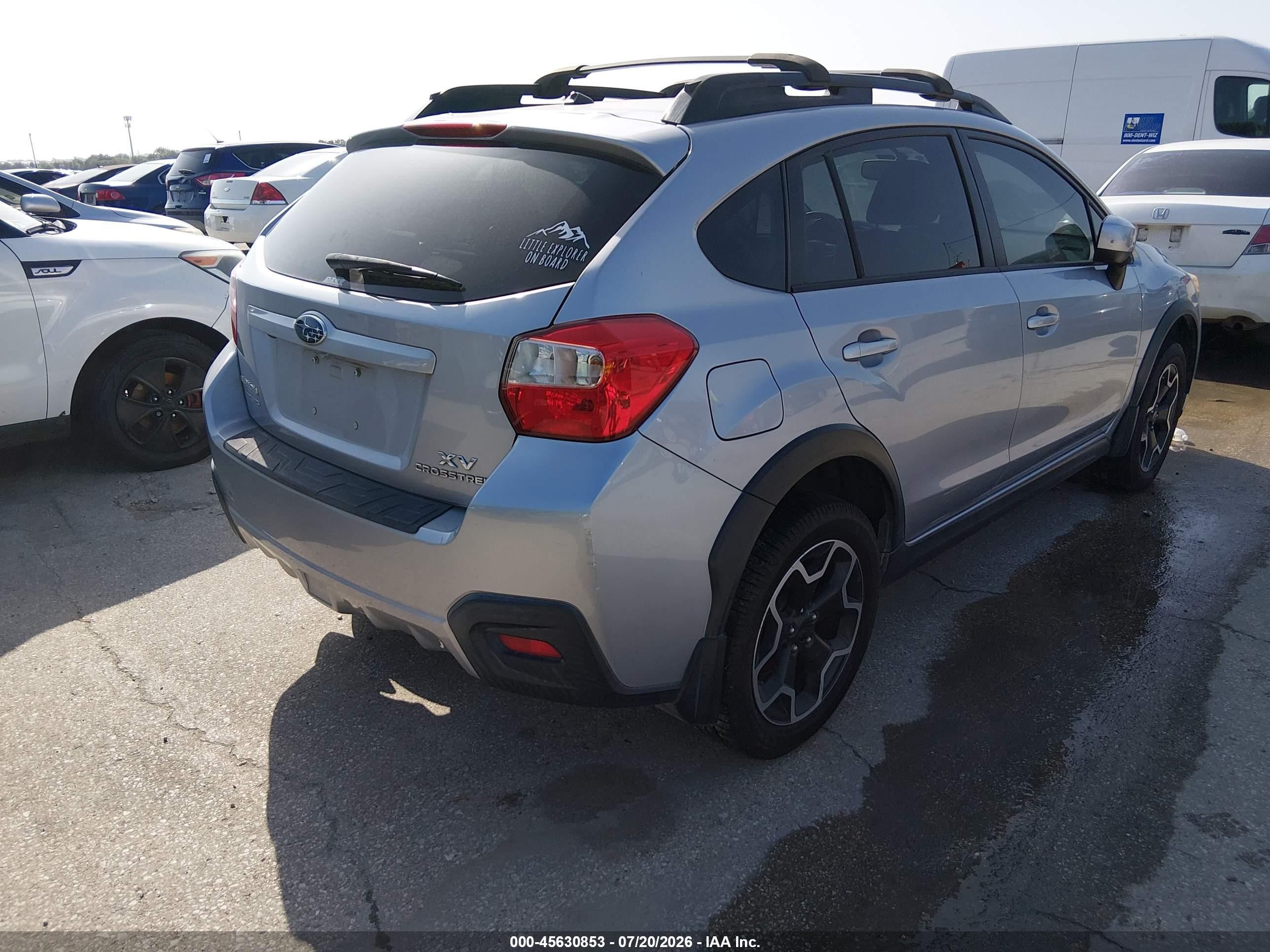 2014 Subaru Xv Crosstrek 2.0i Limited Light Blue vin: JF2GPAGC2E8304537