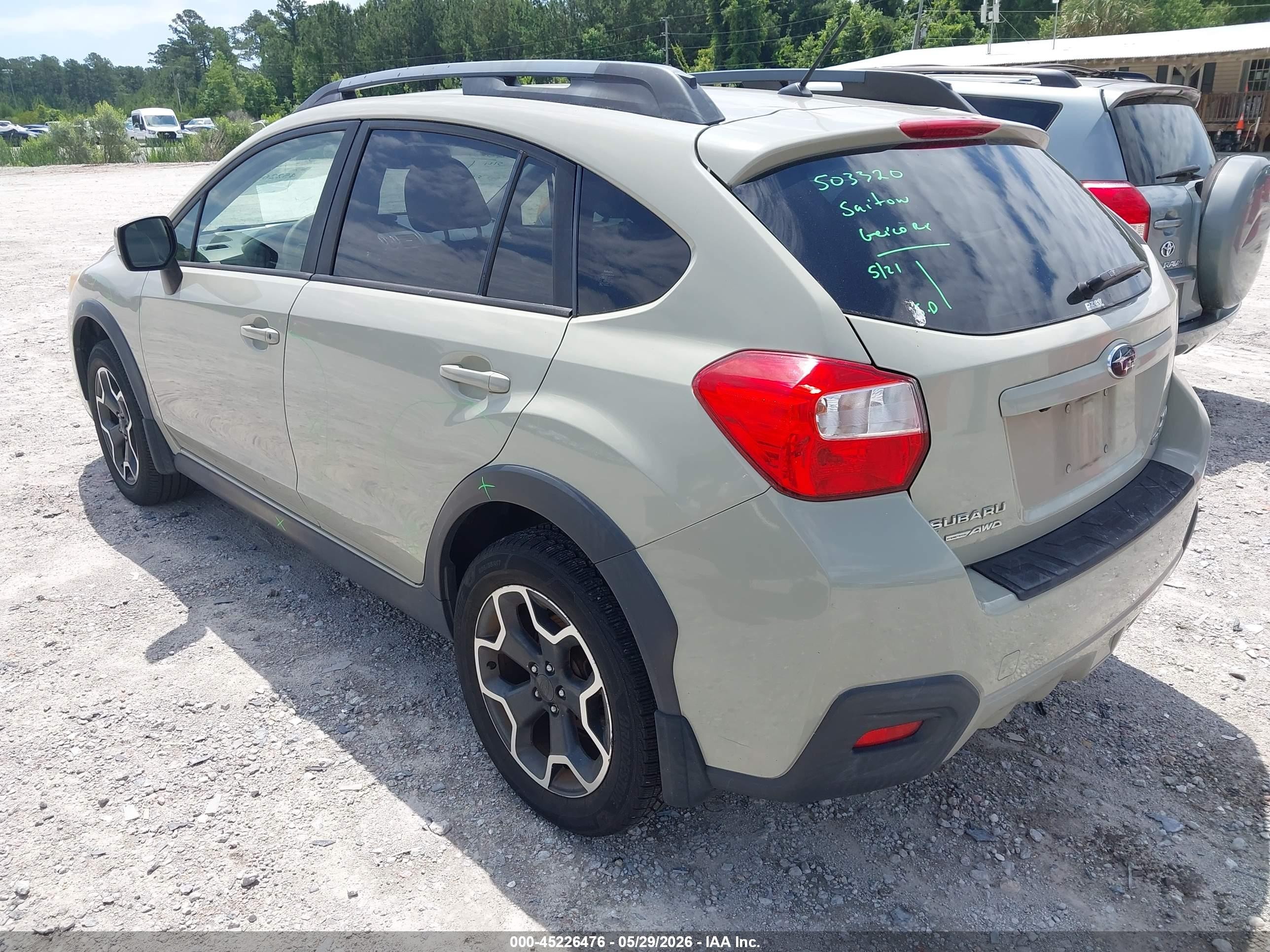 2014 Subaru Xv Crosstrek 2.0i Limited Green vin: JF2GPAGC2E8334430