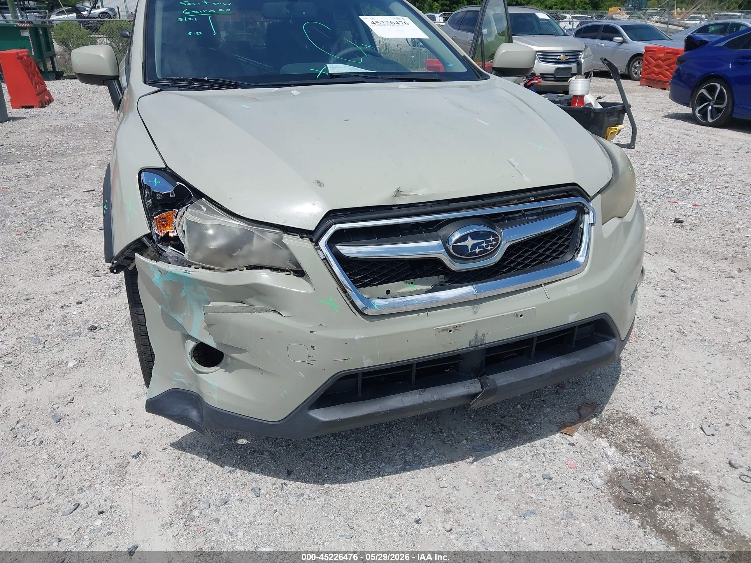 2014 Subaru Xv Crosstrek 2.0i Limited Green vin: JF2GPAGC2E8334430