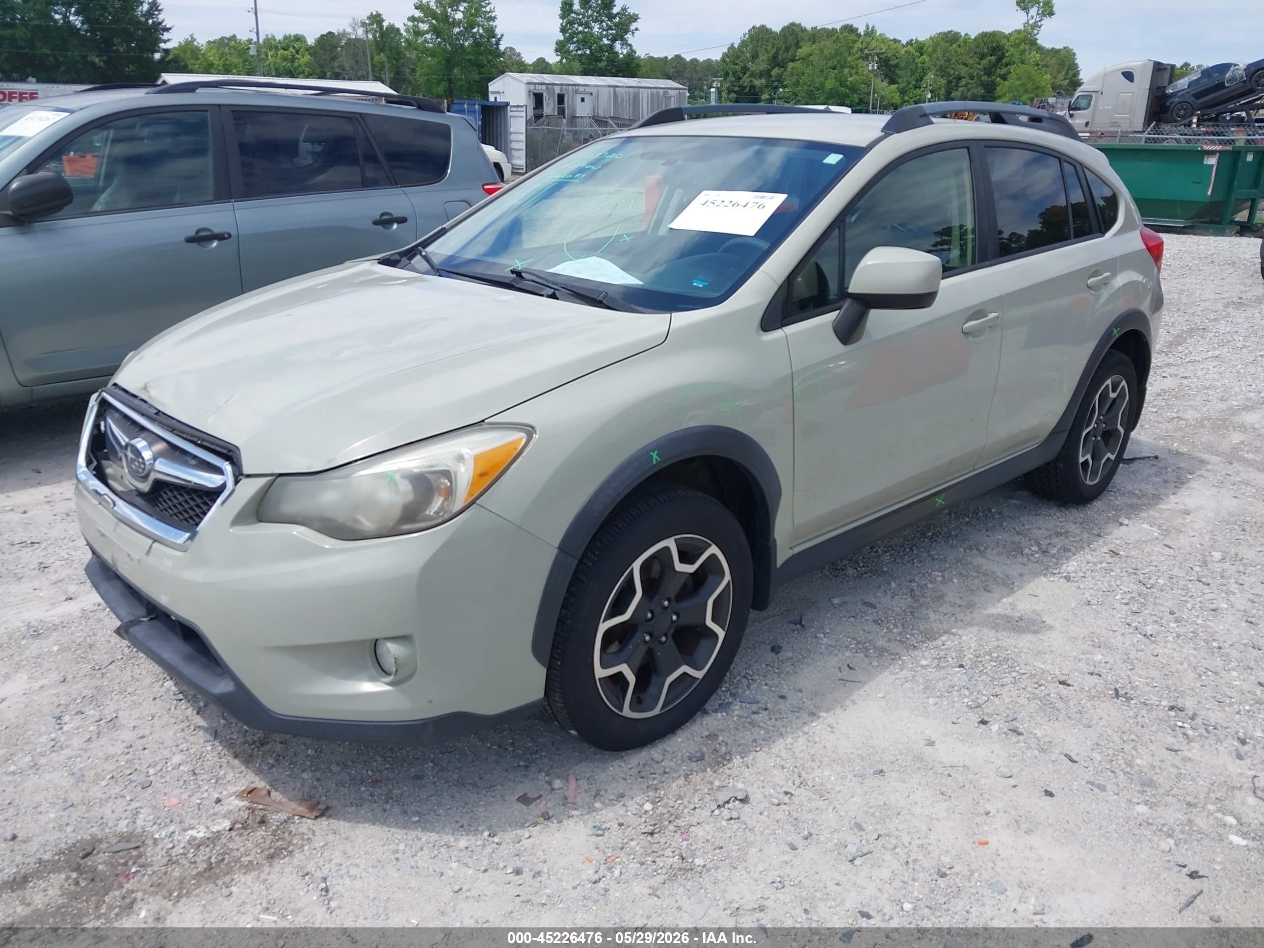 2014 Subaru Xv Crosstrek 2.0i Limited Green vin: JF2GPAGC2E8334430