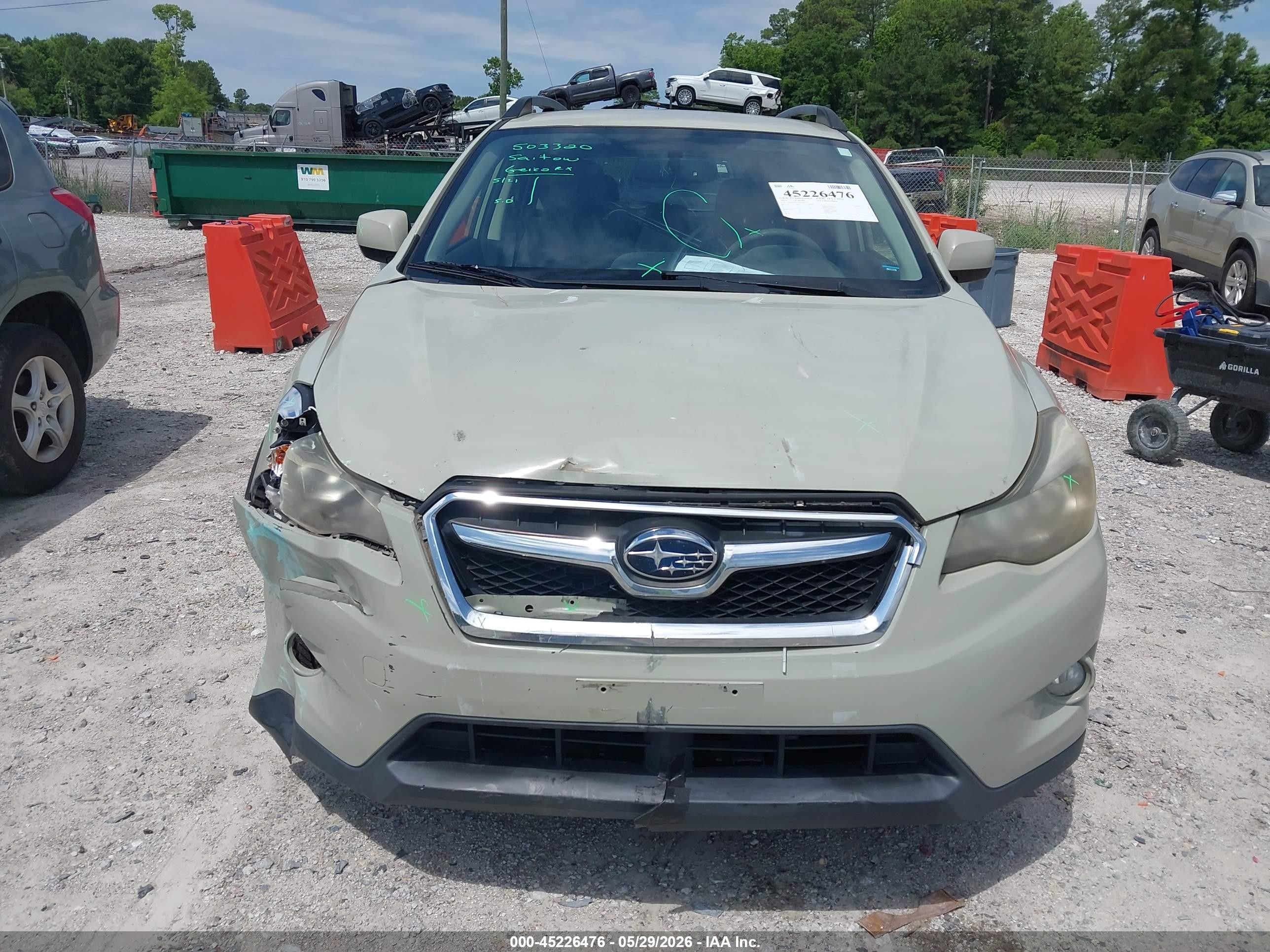 2014 Subaru Xv Crosstrek 2.0i Limited Green vin: JF2GPAGC2E8334430