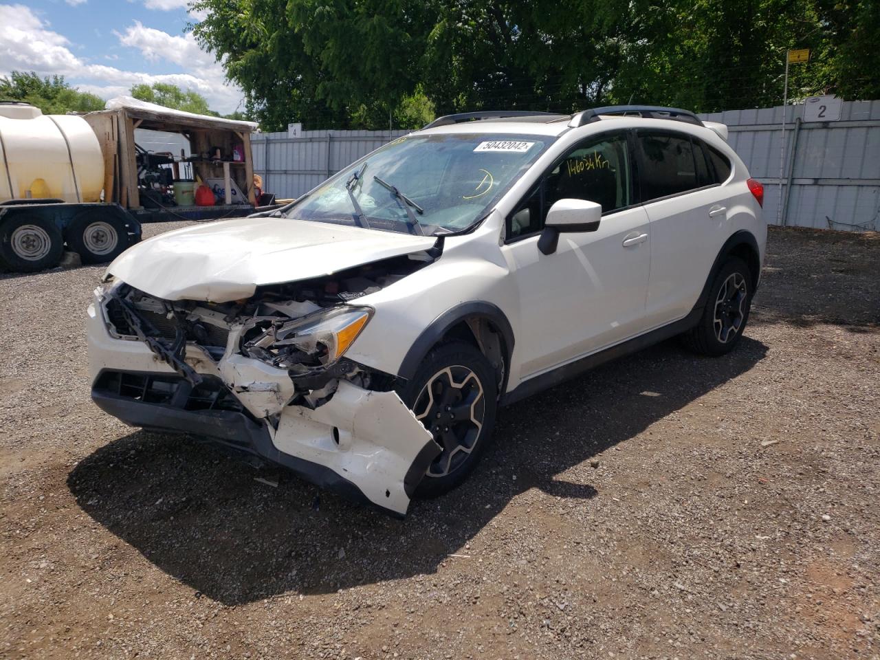 2015 Subaru Xv Crosstrek 2.0 Limited White vin: JF2GPAGC2FH210384