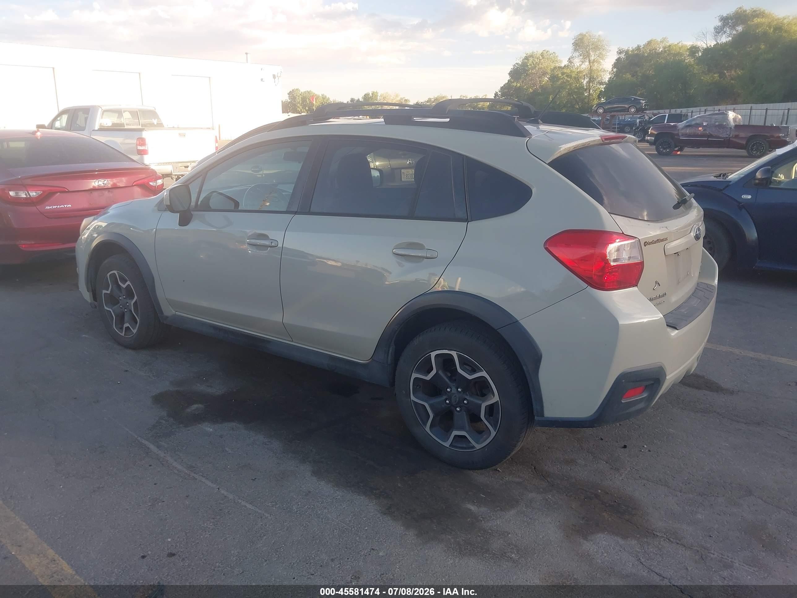 2013 Subaru Xv Crosstrek 2.0i Limited Silver vin: JF2GPAGC3D2857151