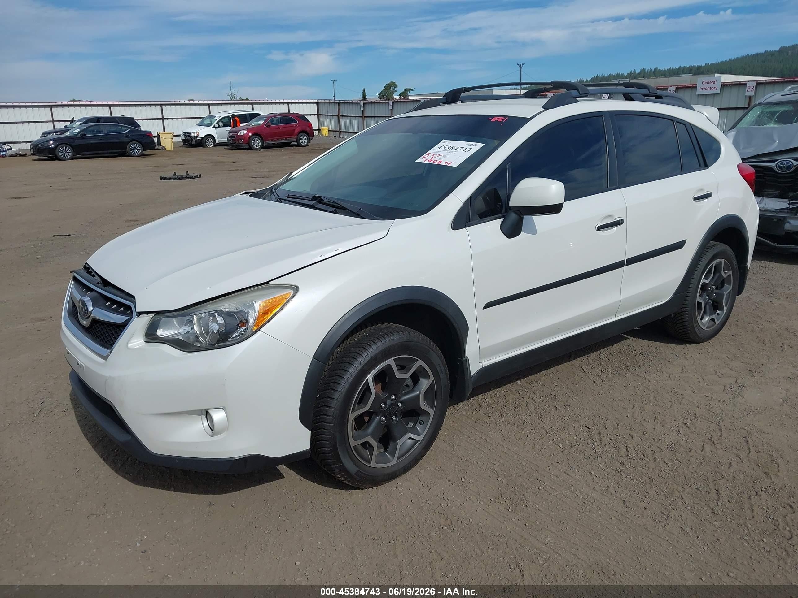 2013 Subaru Xv Crosstrek 2.0i Limited White vin: JF2GPAGC3D2872815