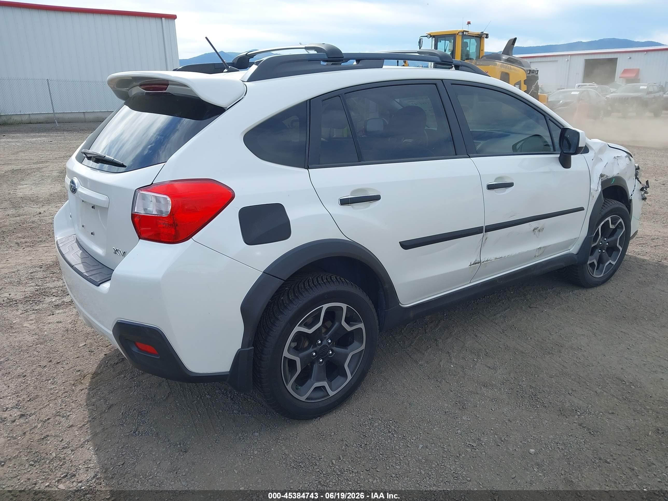 2013 Subaru Xv Crosstrek 2.0i Limited White vin: JF2GPAGC3D2872815