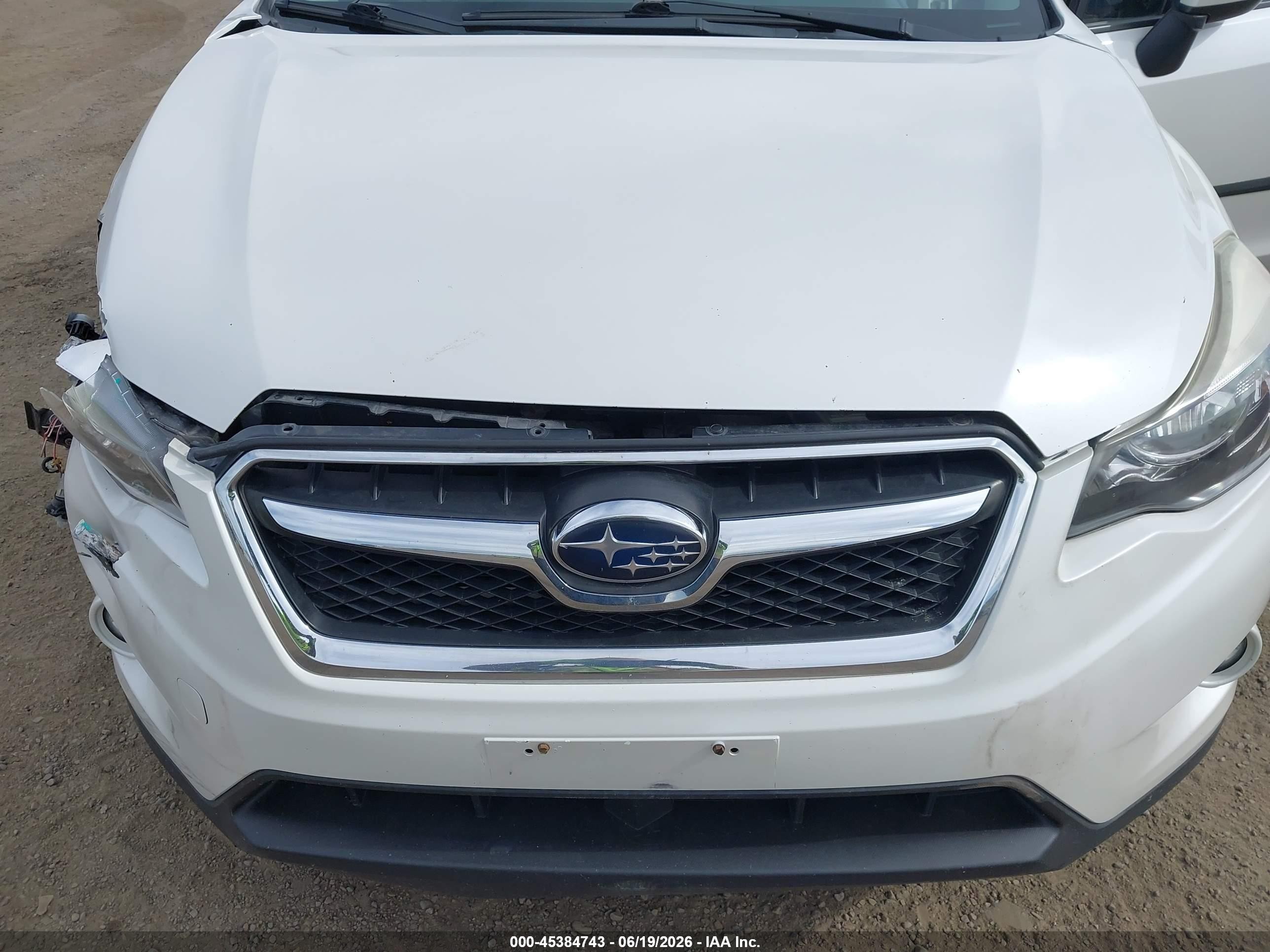 2013 Subaru Xv Crosstrek 2.0i Limited White vin: JF2GPAGC3D2872815
