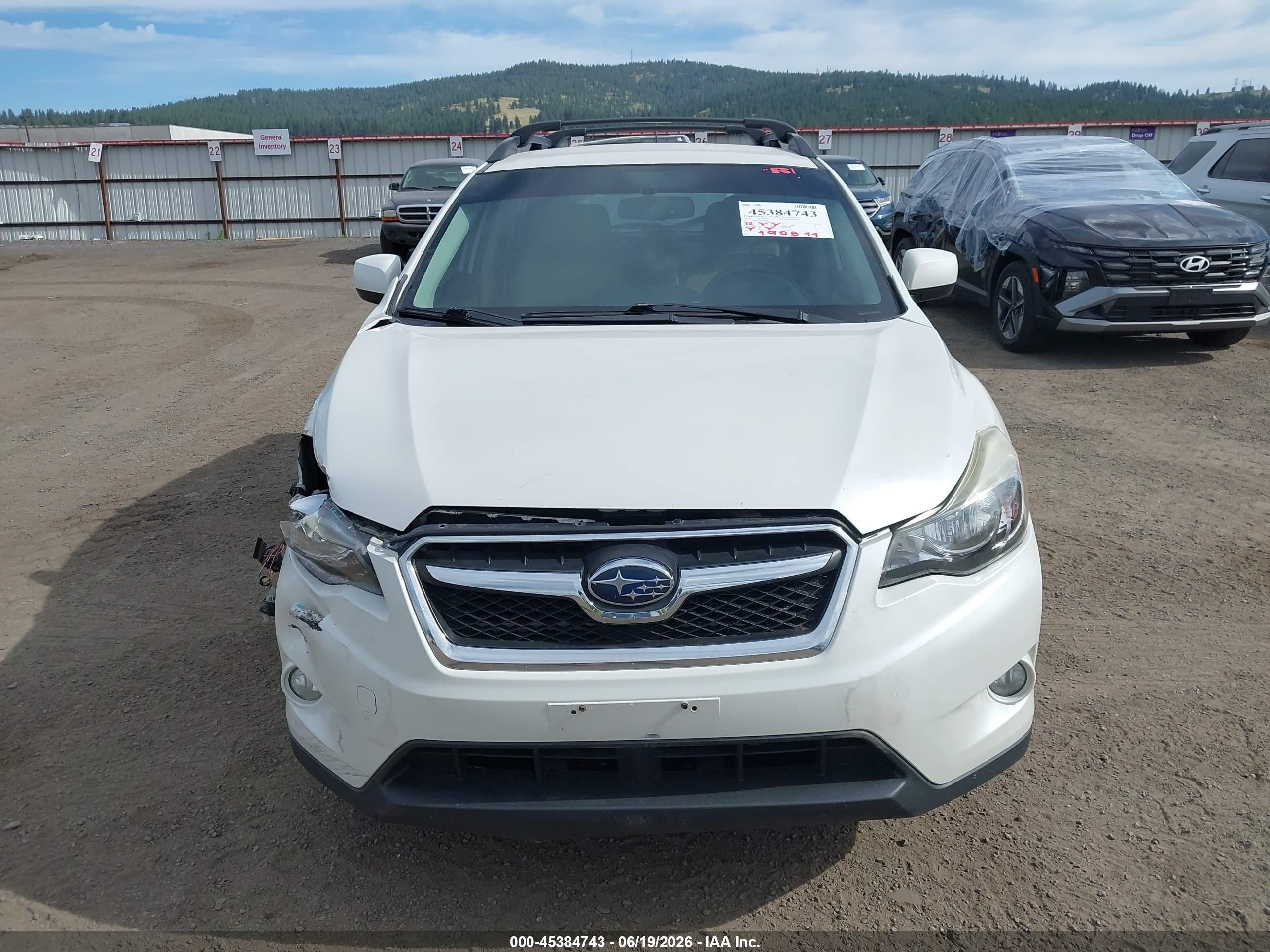 2013 Subaru Xv Crosstrek 2.0i Limited White vin: JF2GPAGC3D2872815
