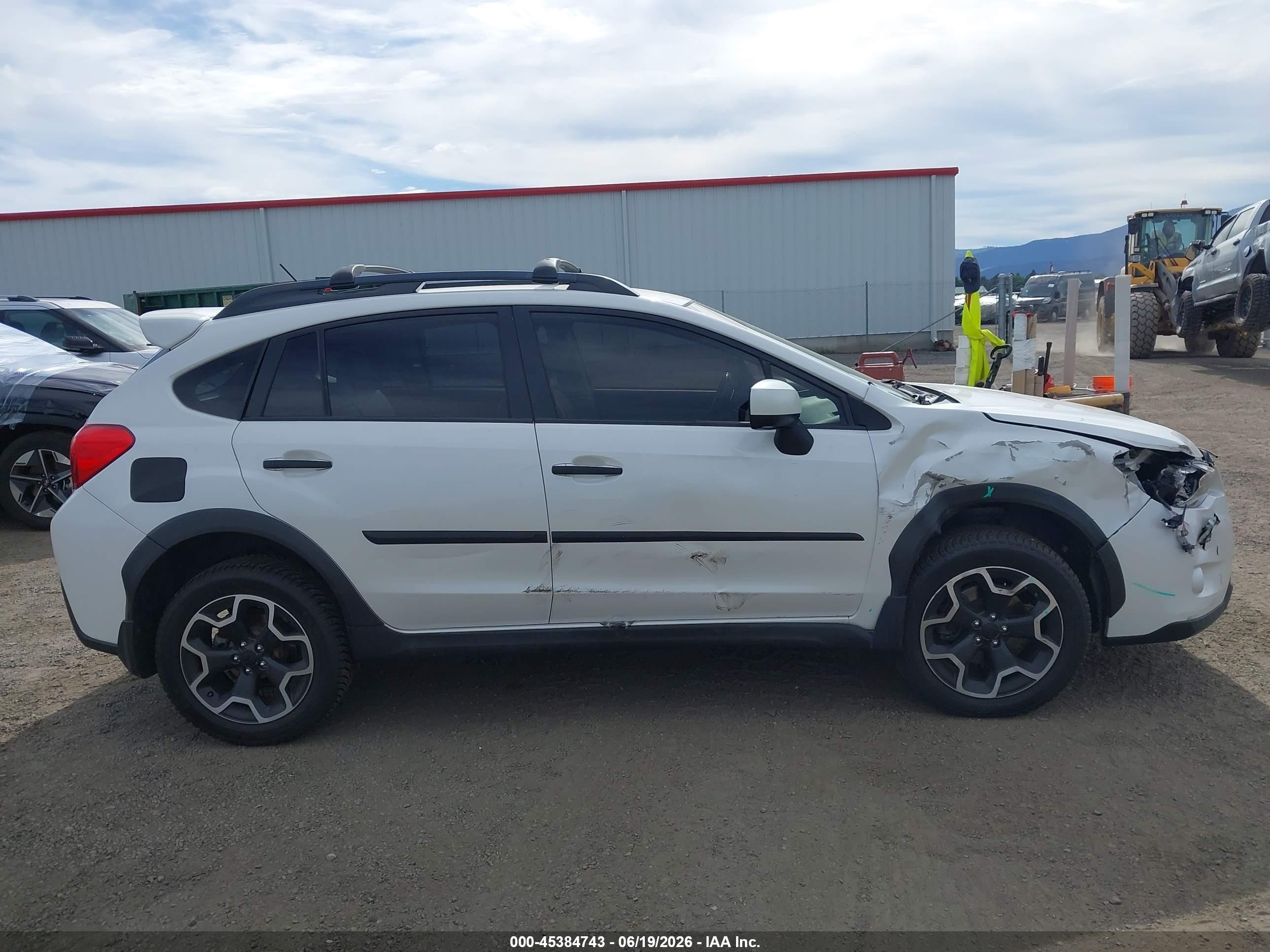 2013 Subaru Xv Crosstrek 2.0i Limited White vin: JF2GPAGC3D2872815