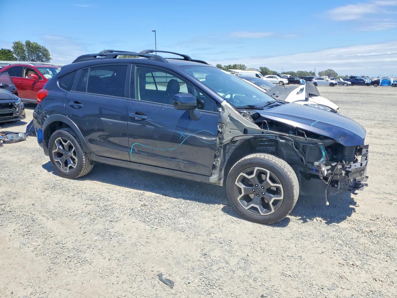 2014 Subaru Xv Crosstrek 2.0 Limited Black vin: JF2GPAGC3E8295539