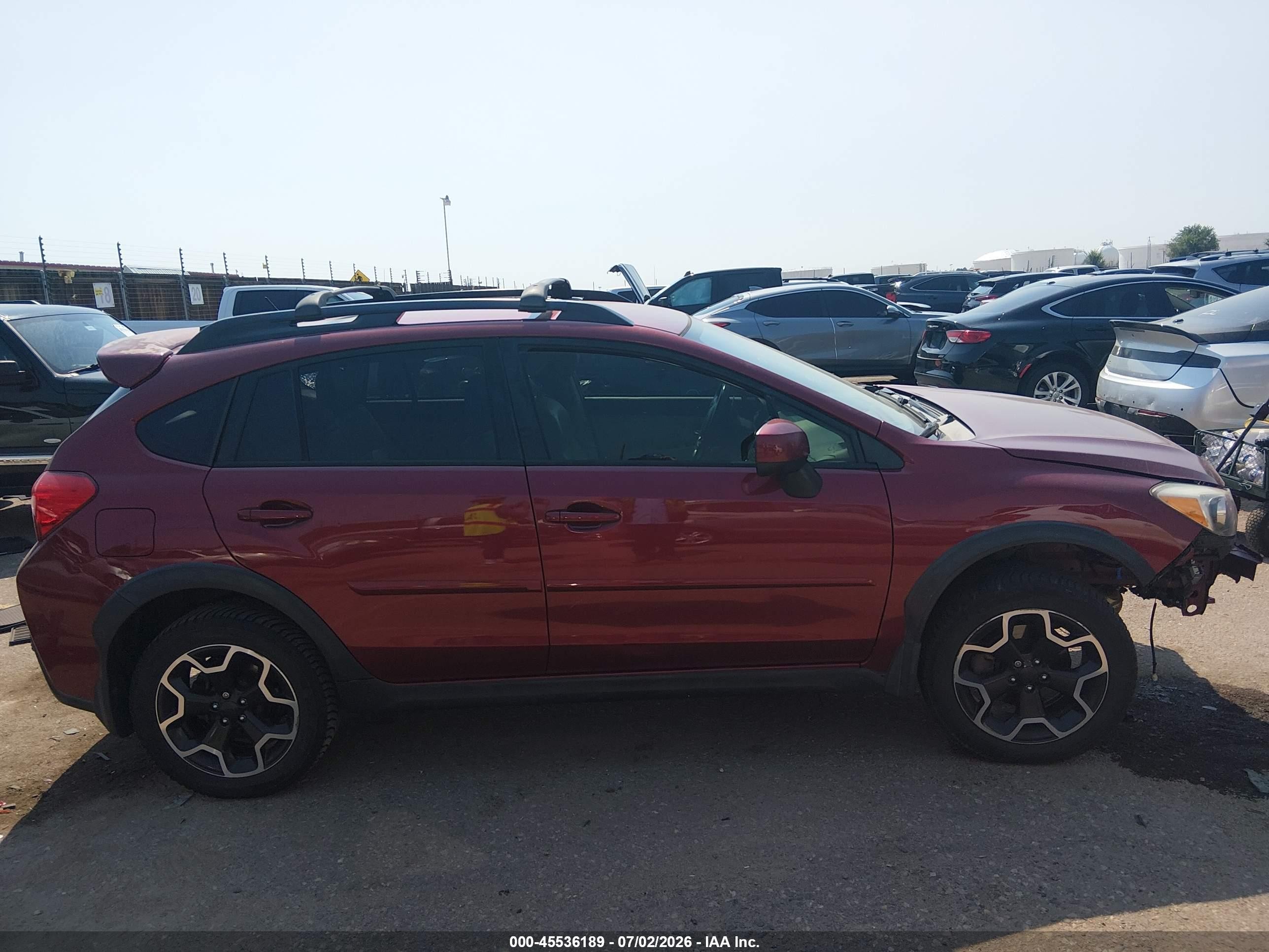 2013 Subaru Xv Crosstrek 2.0i Limited Red vin: JF2GPAGC4DH859682