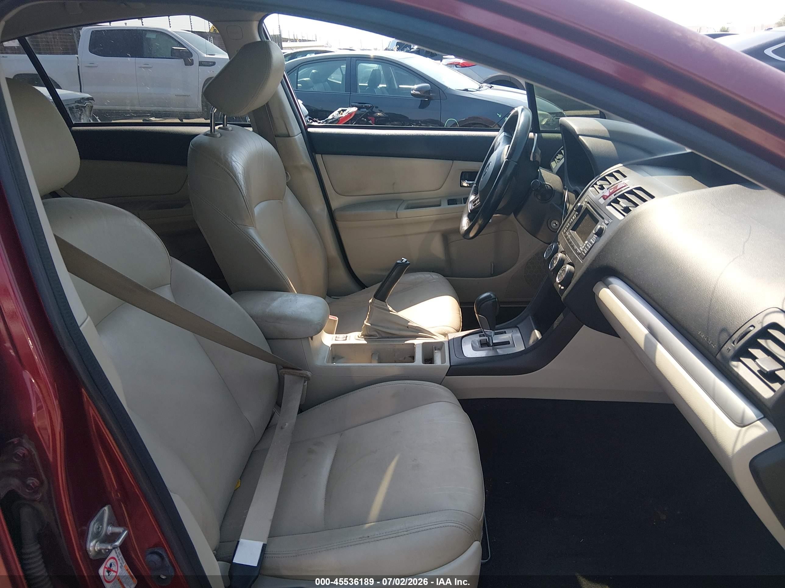 2013 Subaru Xv Crosstrek 2.0i Limited Red vin: JF2GPAGC4DH859682