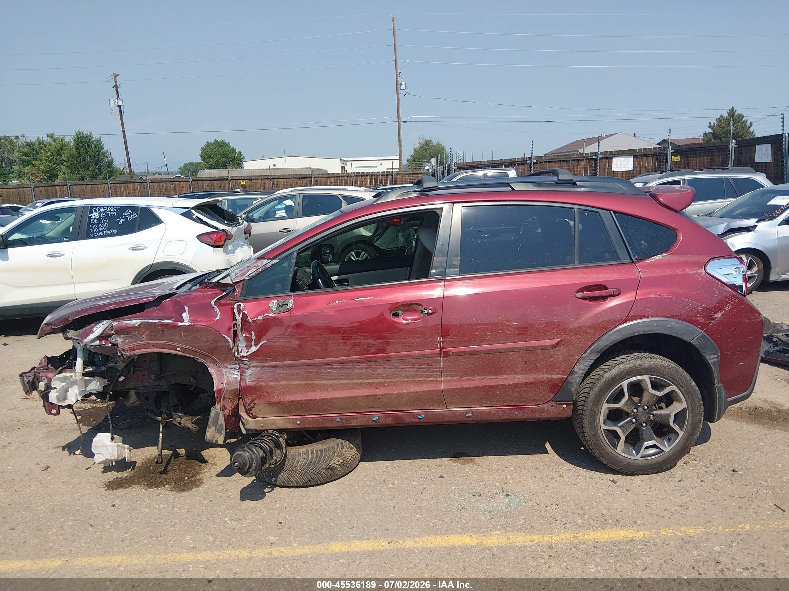 2013 Subaru Xv Crosstrek 2.0i Limited Red vin: JF2GPAGC4DH859682