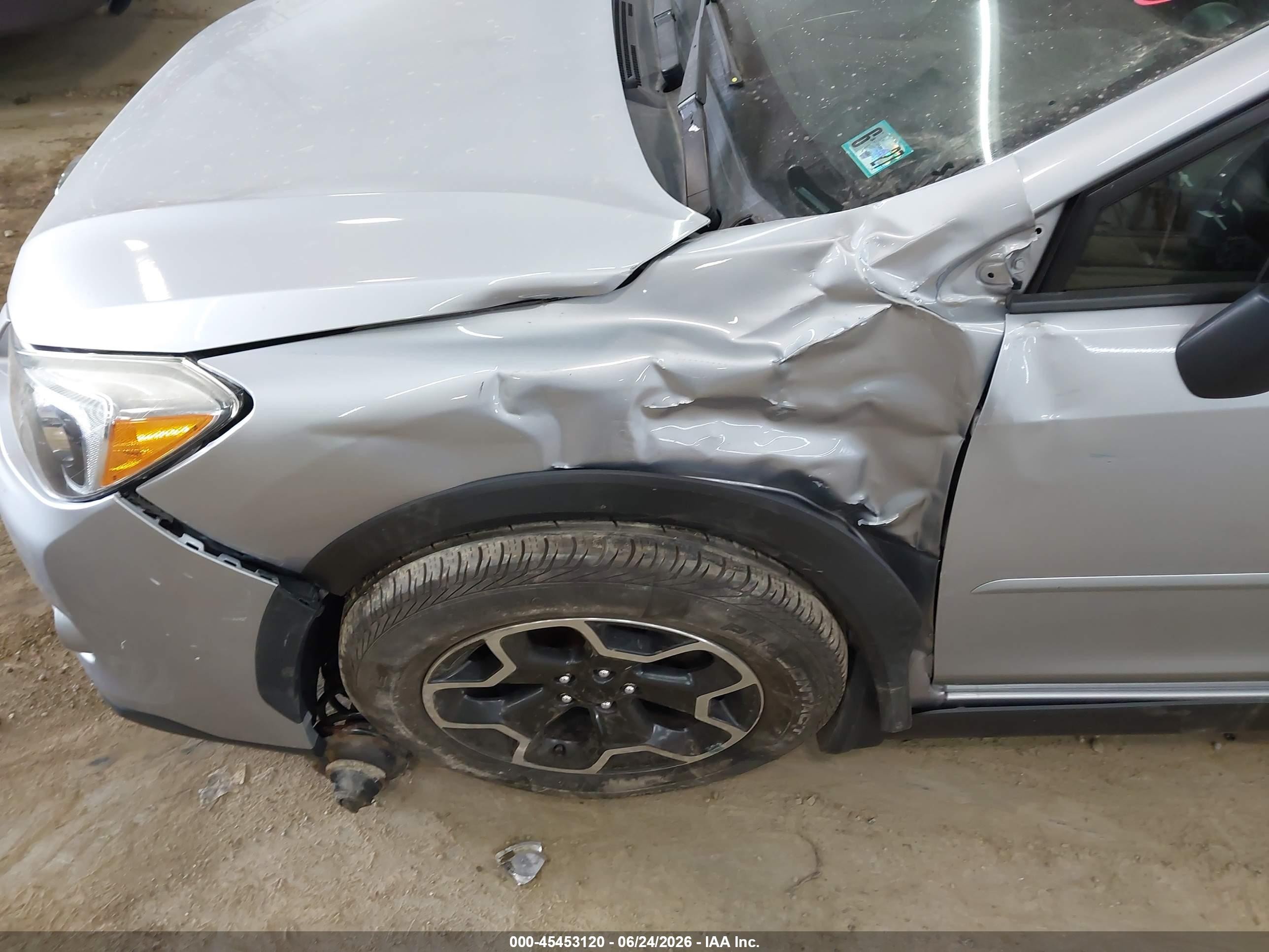2014 Subaru Xv Crosstrek 2.0i Limited Серебряный vin: JF2GPAGC4E8233924