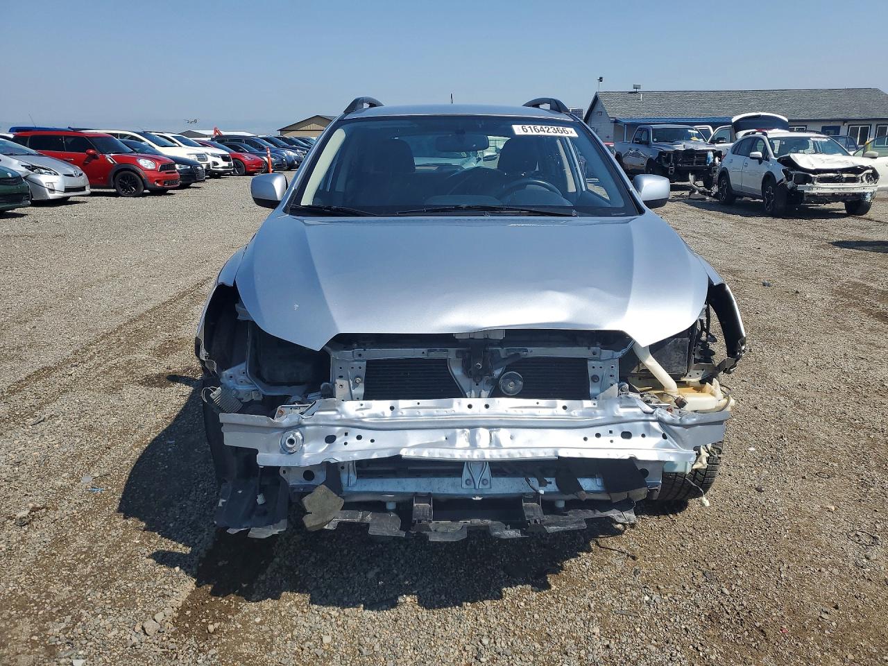 2014 Subaru Xv Crosstrek 2.0 Limited Silver vin: JF2GPAGC4E8238508