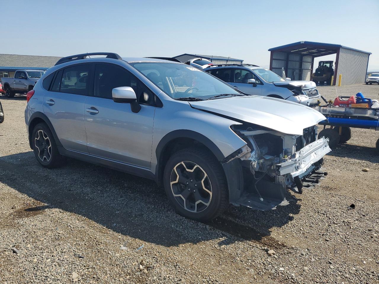2014 Subaru Xv Crosstrek 2.0 Limited Silver vin: JF2GPAGC4E8238508
