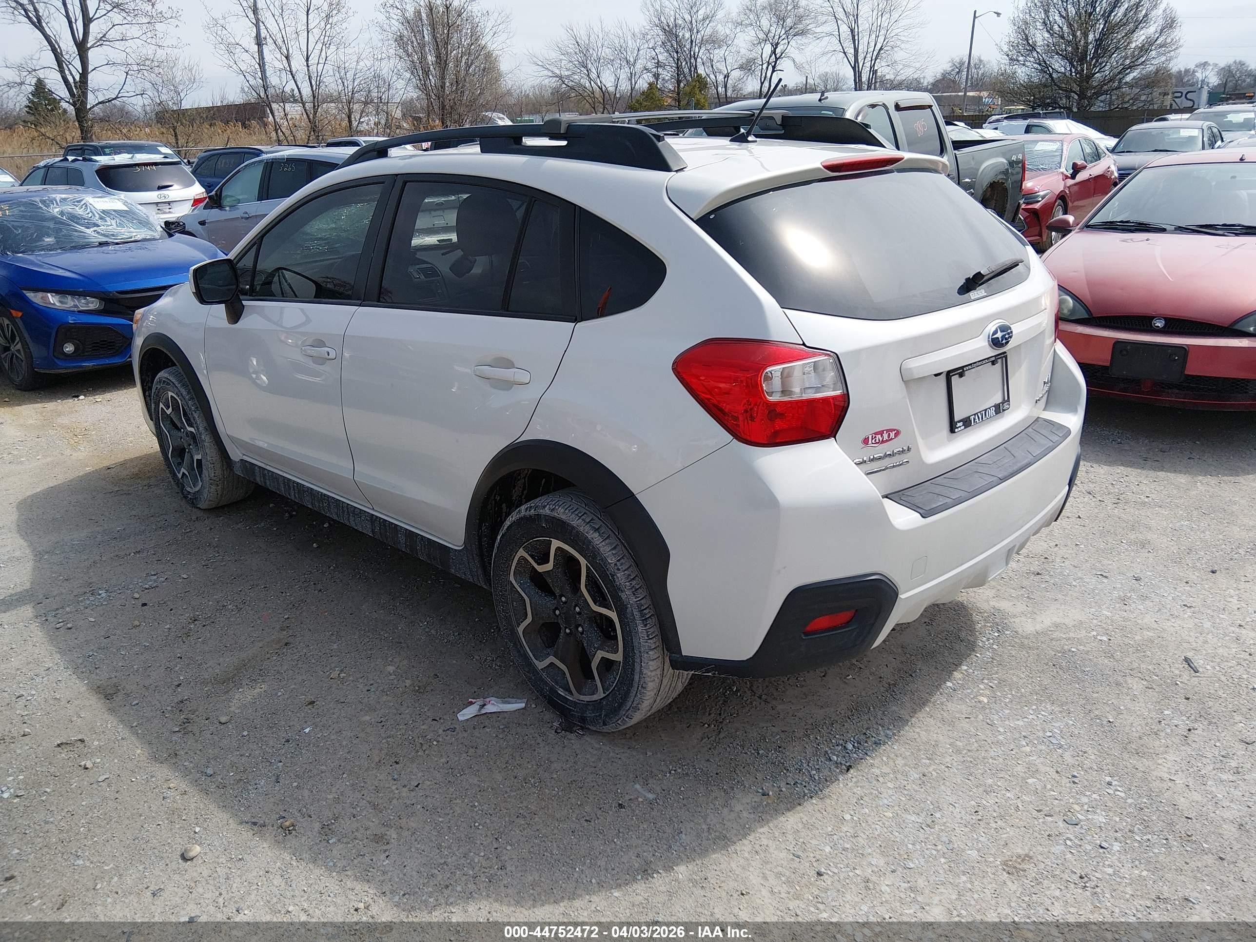 2014 Subaru Xv Crosstrek 2.0i Limited White vin: JF2GPAGC4E8255308