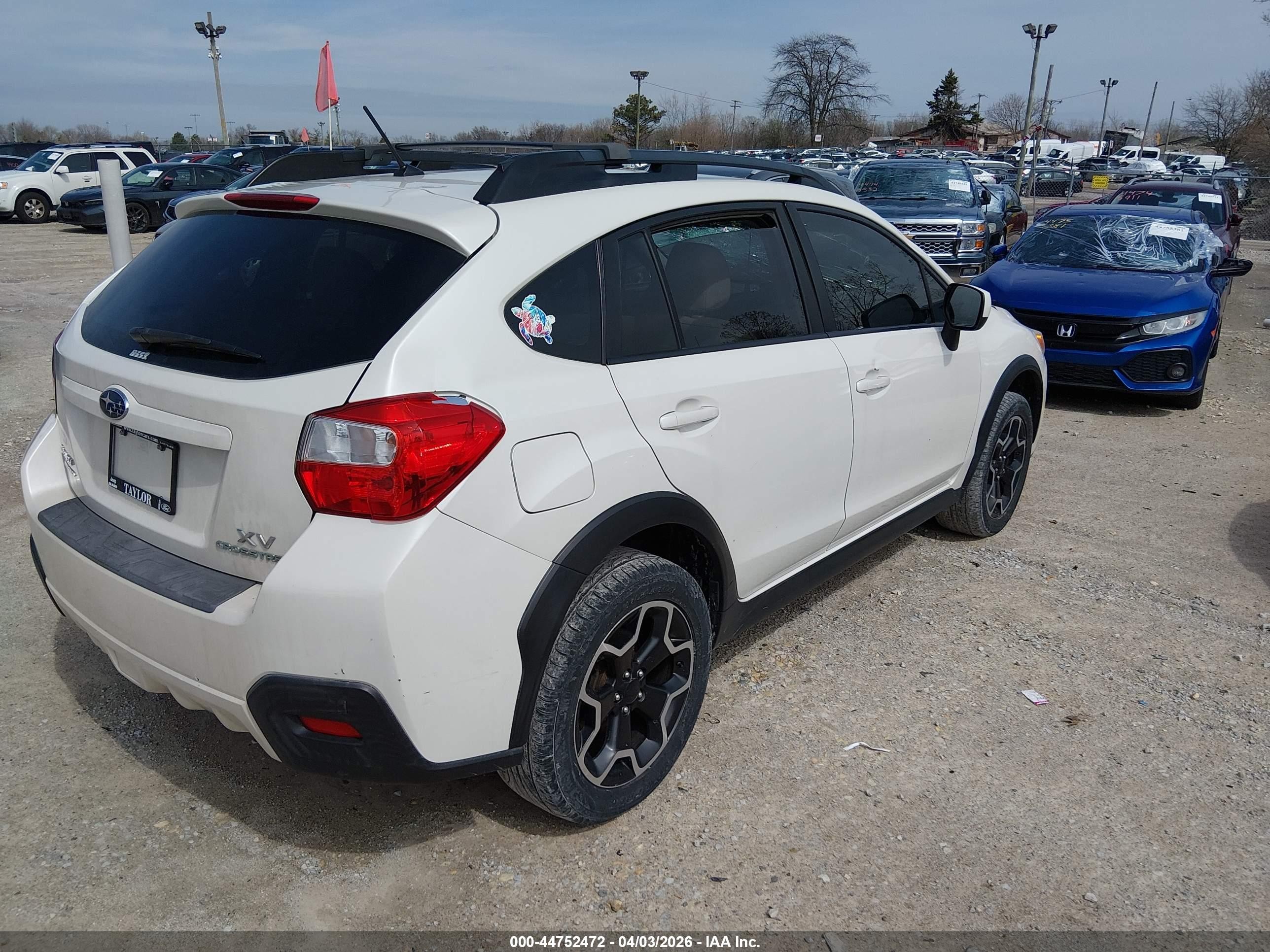 2014 Subaru Xv Crosstrek 2.0i Limited White vin: JF2GPAGC4E8255308