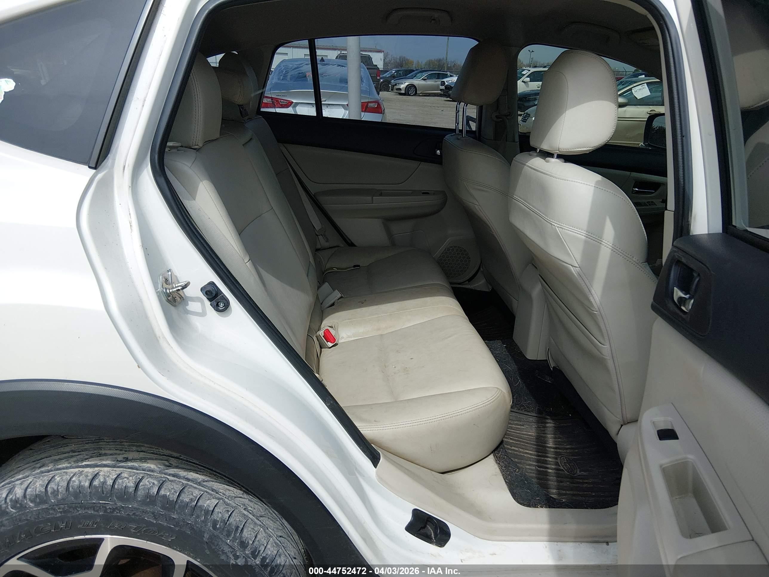 2014 Subaru Xv Crosstrek 2.0i Limited White vin: JF2GPAGC4E8255308