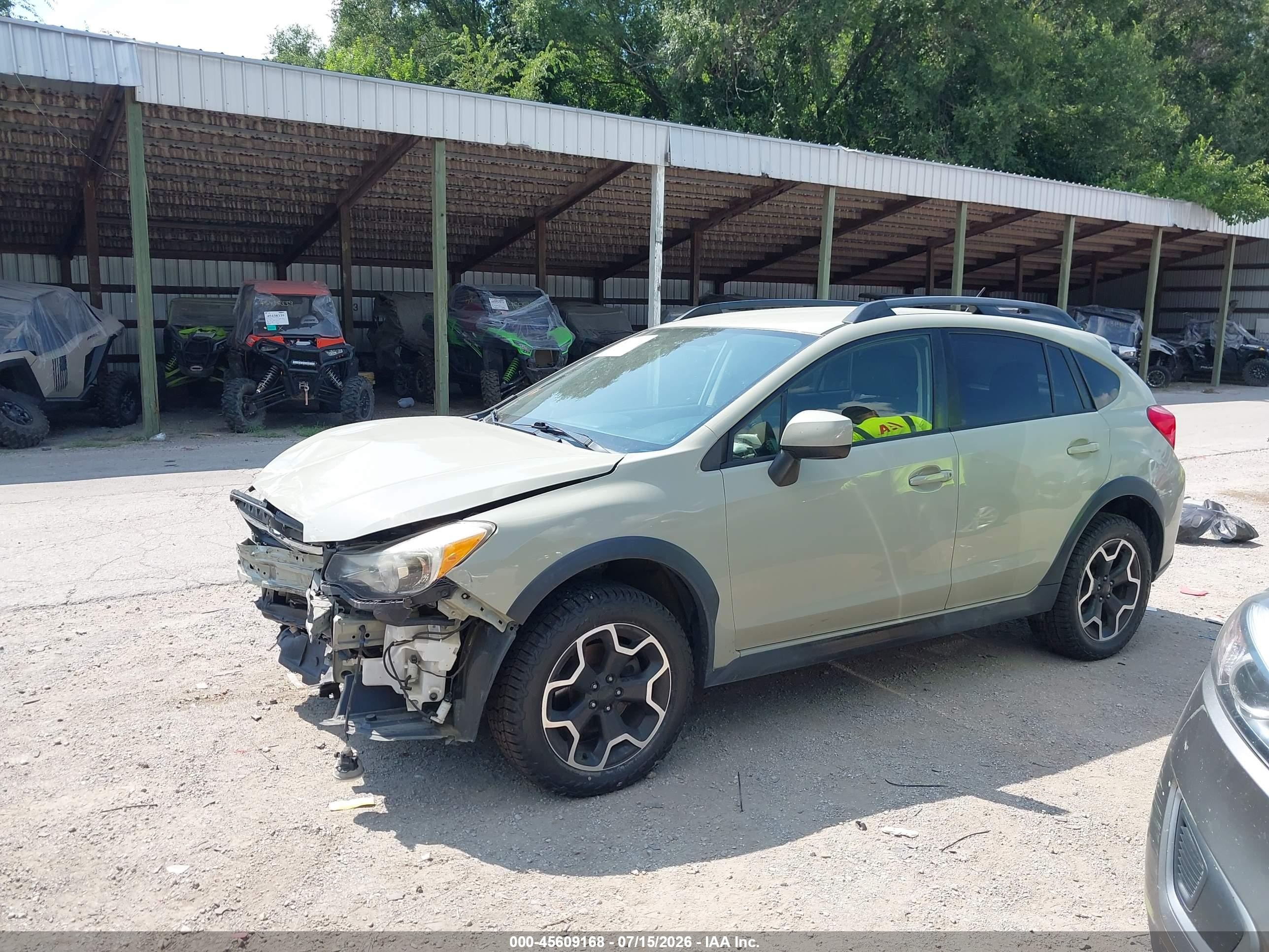2014 Subaru Xv Crosstrek 2.0i Limited Green vin: JF2GPAGC4E8318424