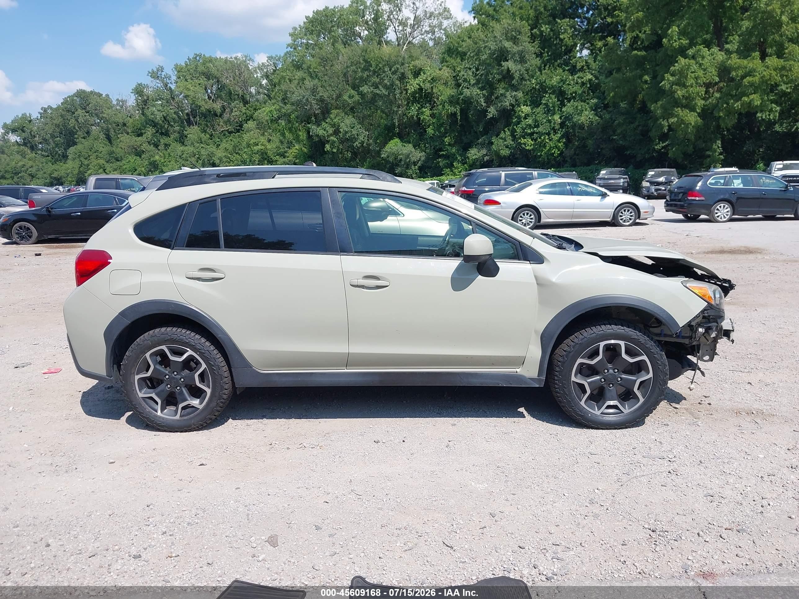2014 Subaru Xv Crosstrek 2.0i Limited Green vin: JF2GPAGC4E8318424