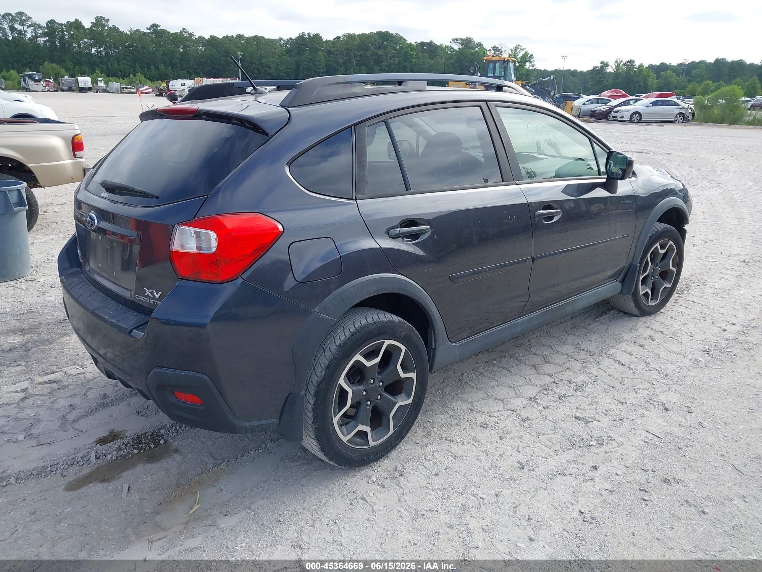 2014 Subaru Xv Crosstrek 2.0i Limited Dark Blue vin: JF2GPAGC4E8320710