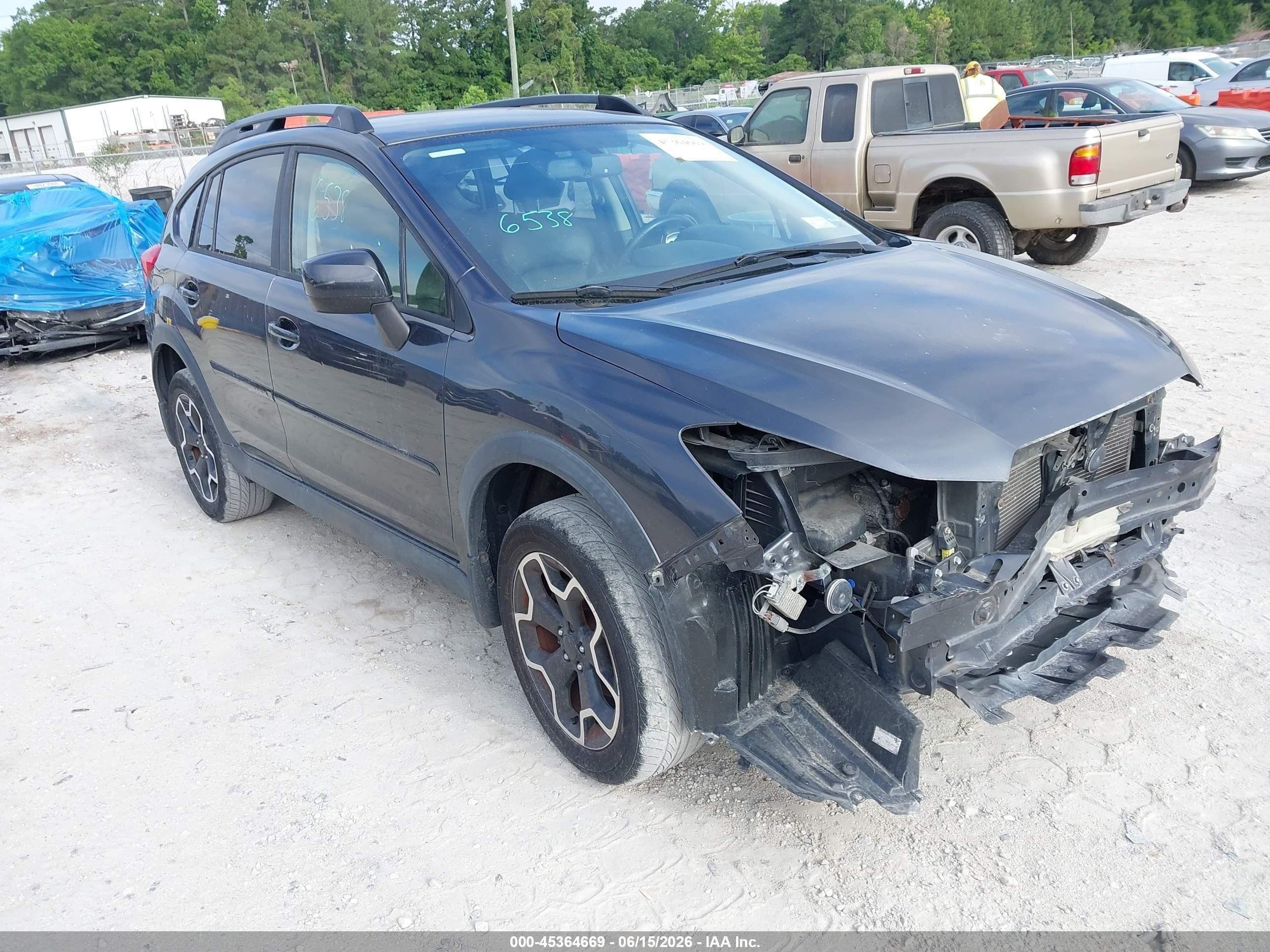 2014 Subaru Xv Crosstrek 2.0i Limited Dark Blue vin: JF2GPAGC4E8320710